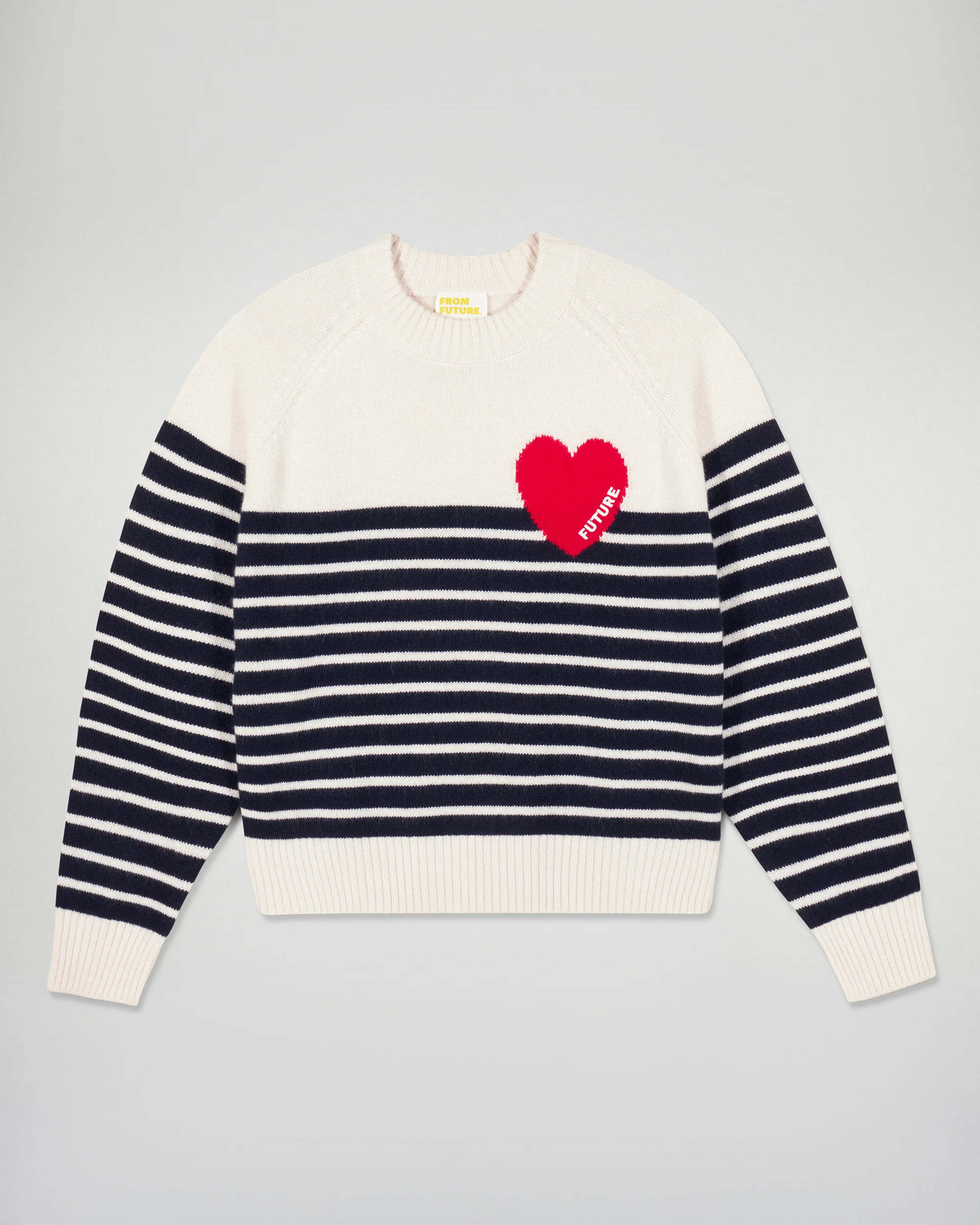 Crewneck Sweater (H25 / WOMEN / White) - Image 5