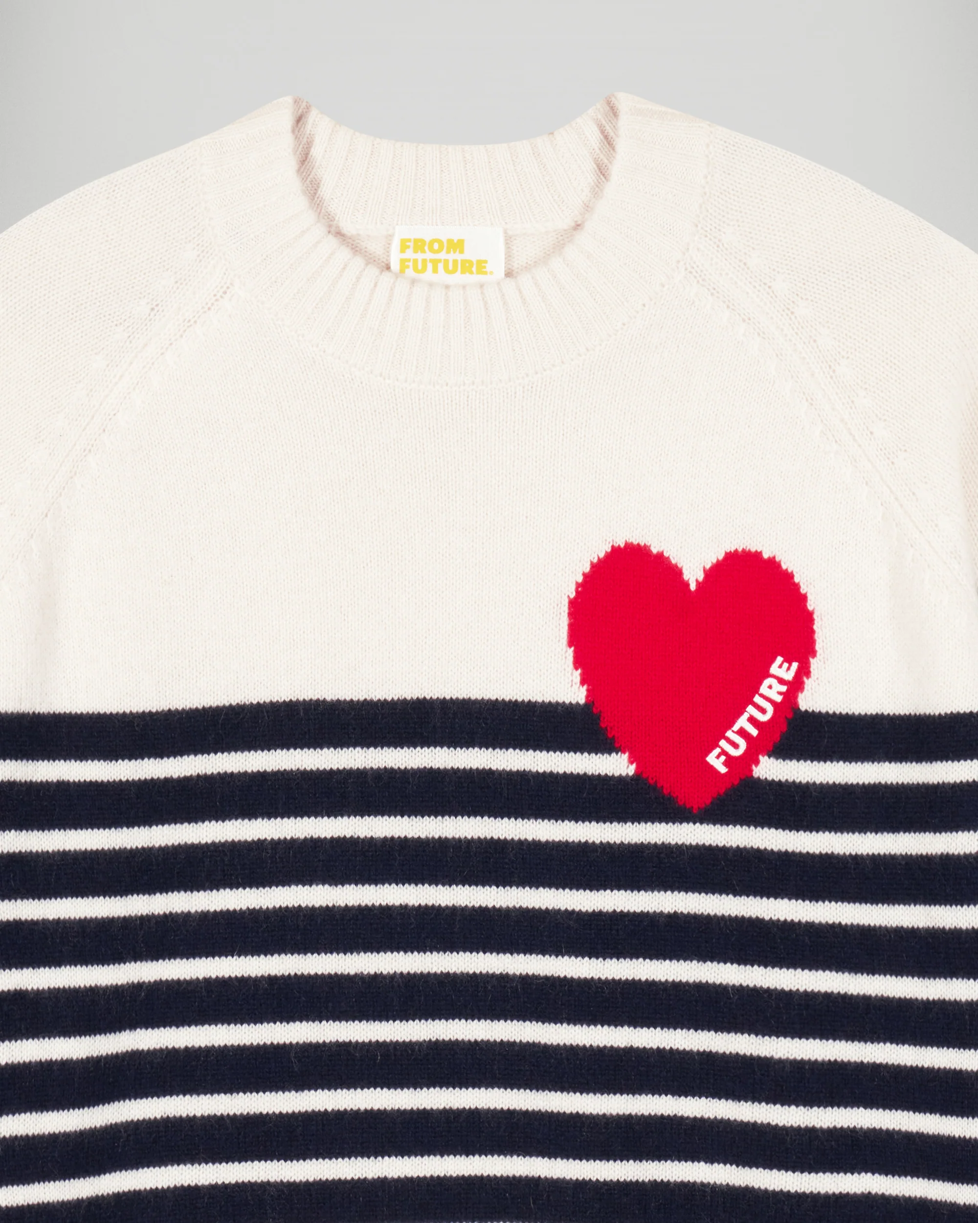 Crewneck Sweater (H25 / WOMEN / White) - Image 6