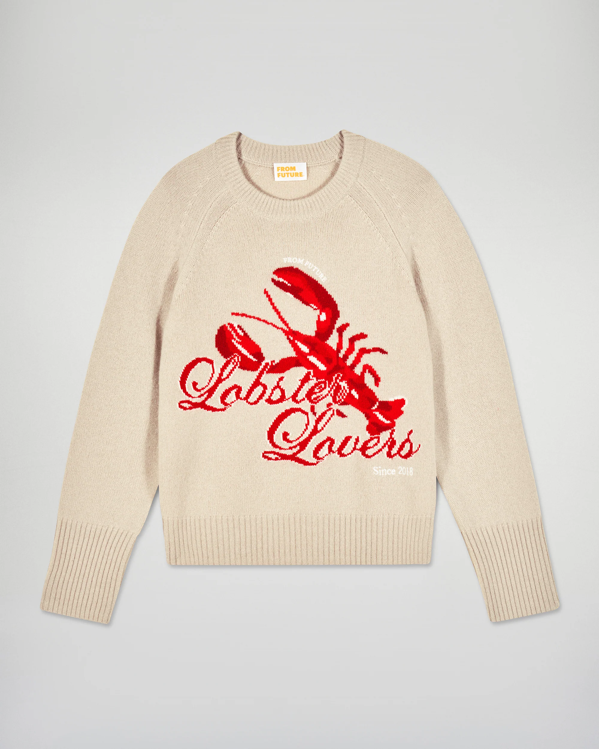 Crewneck Sweater (H25 / WOMEN / Iced Sand) - Image 5