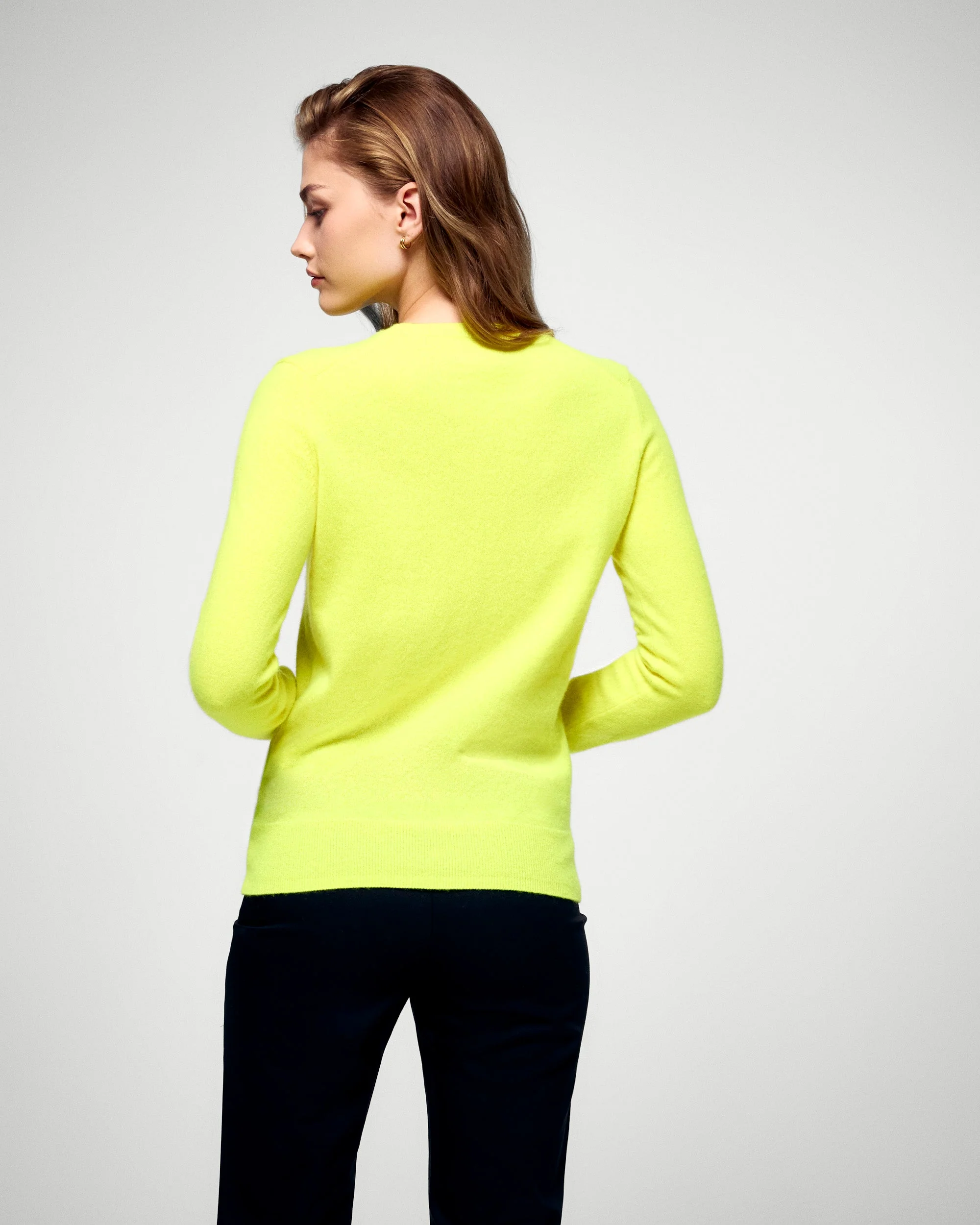 Crewneck Sweaters (H25 / FEMME / Neon Yellow) - Image 3