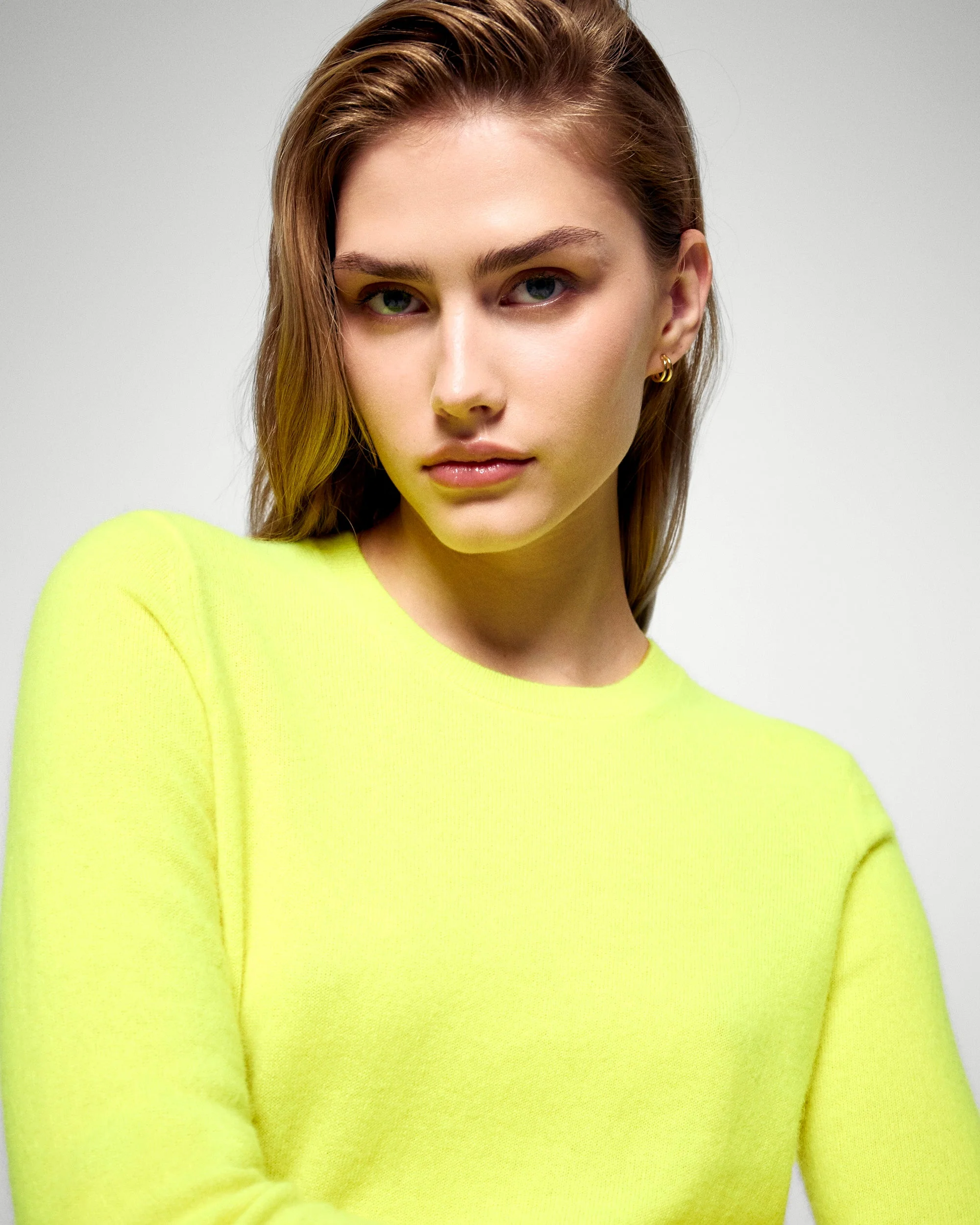 Crewneck Sweaters (H25 / FEMME / Neon Yellow) - Image 4