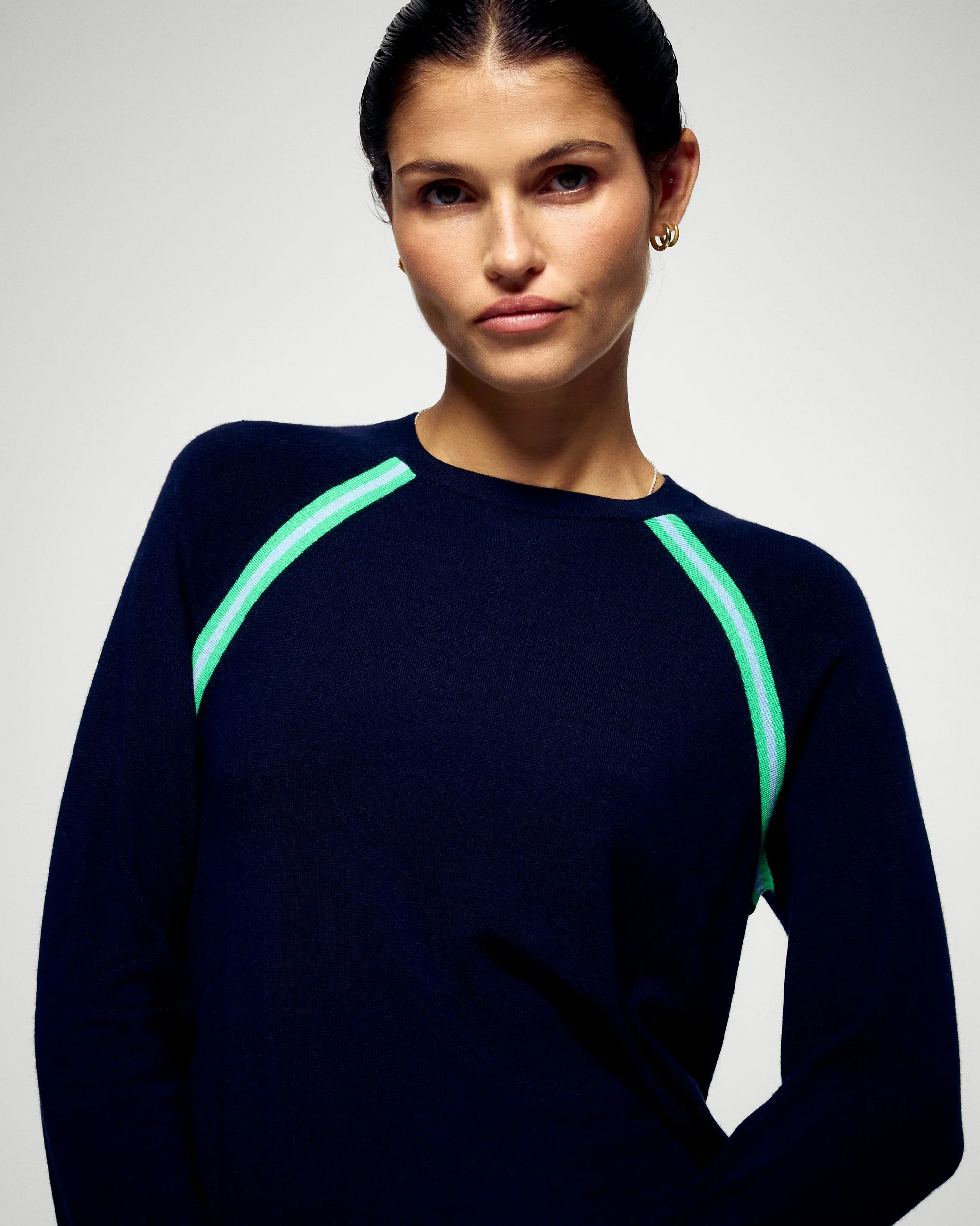 Crewneck Sweater (H25 / WOMEN / Navy / RWS) - Image 3