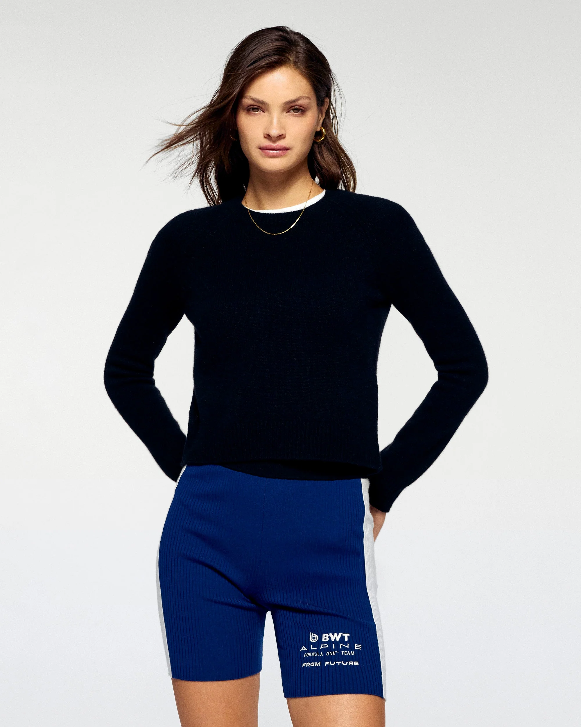 Crewneck Sweater (H25 / FEMME / Black)