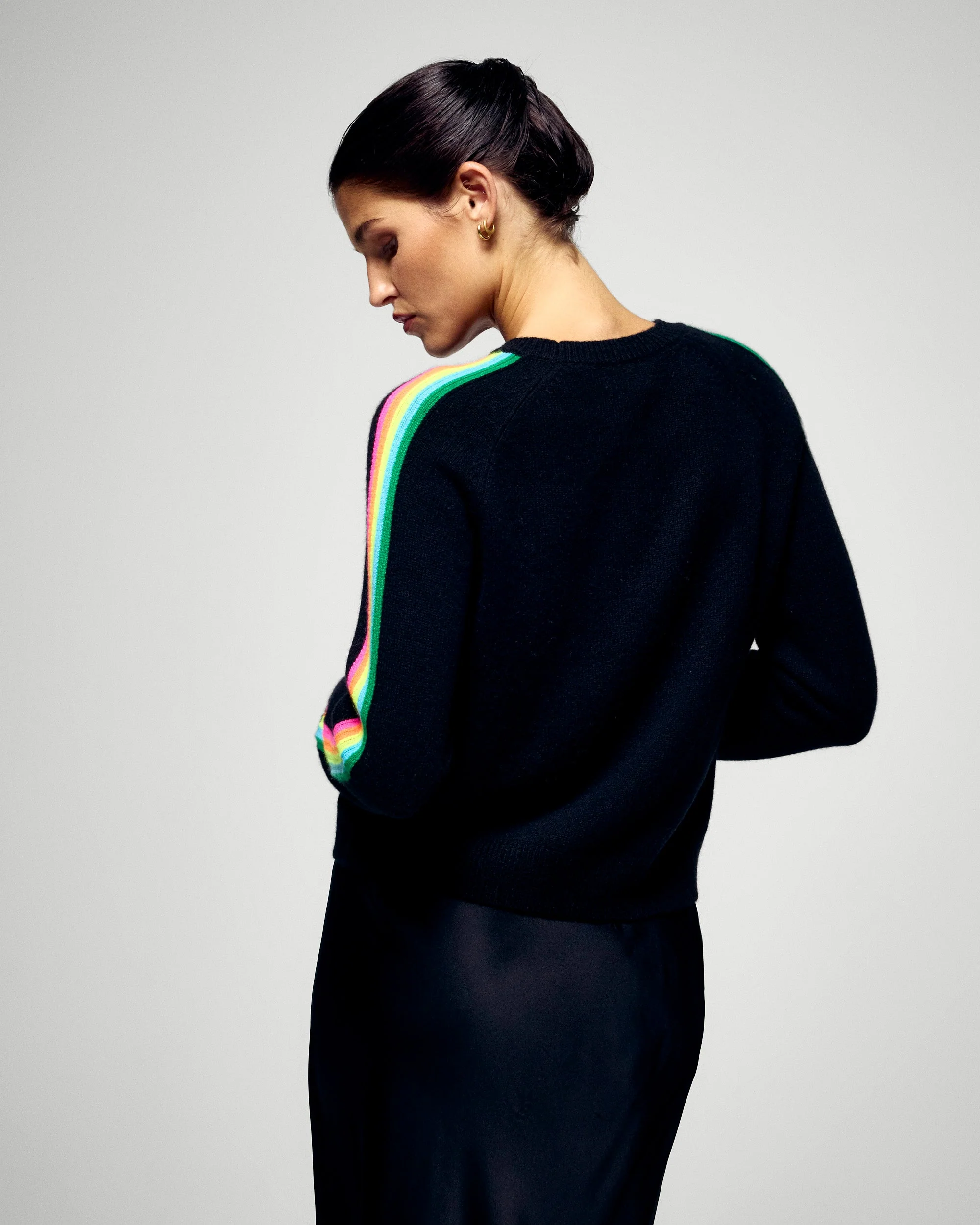 Crewneck Sweaters (H25 / FEMME / Black) - Image 3
