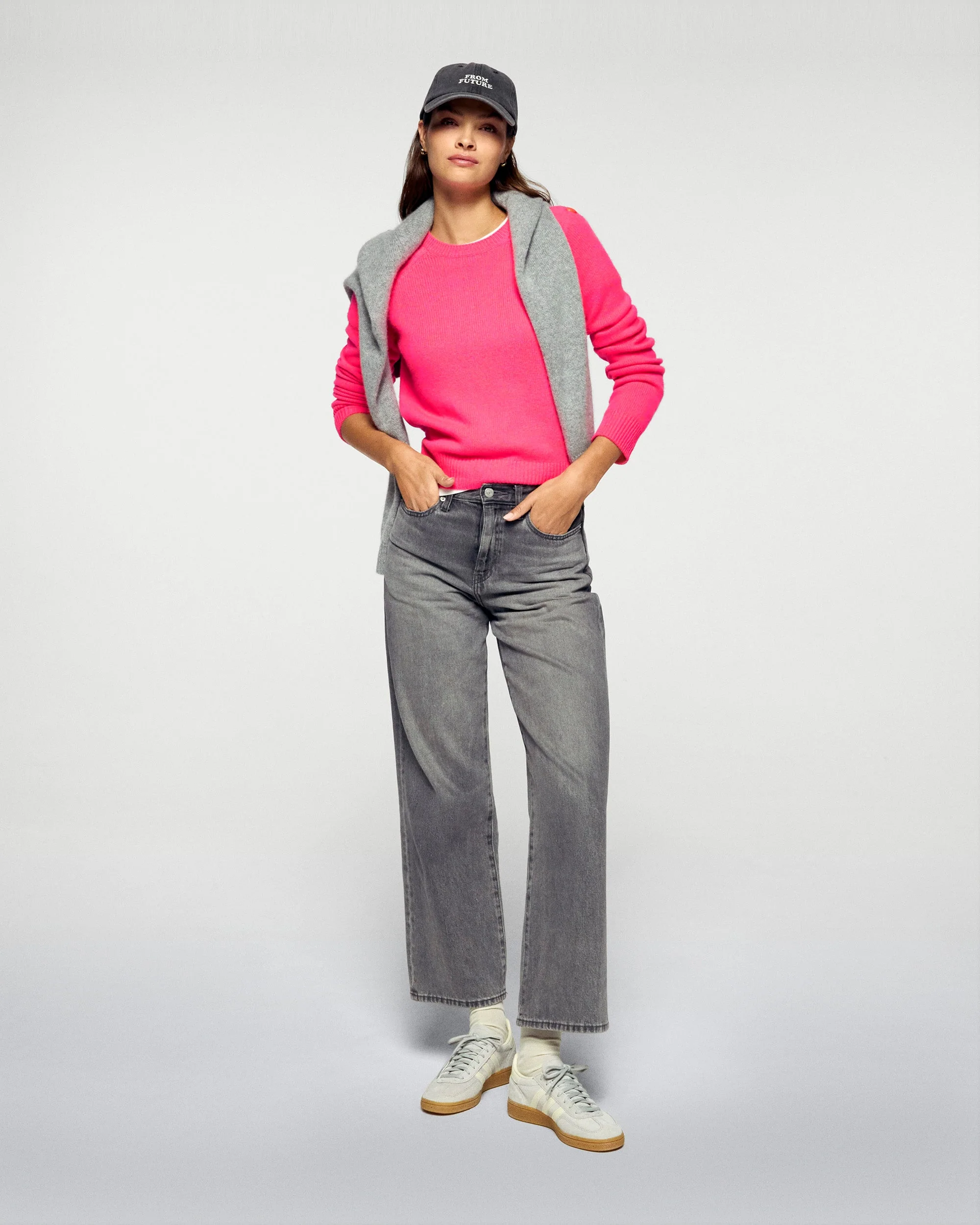 Crewneck Sweater (H25 / WOMEN / Orange Lollipop) - Image 3