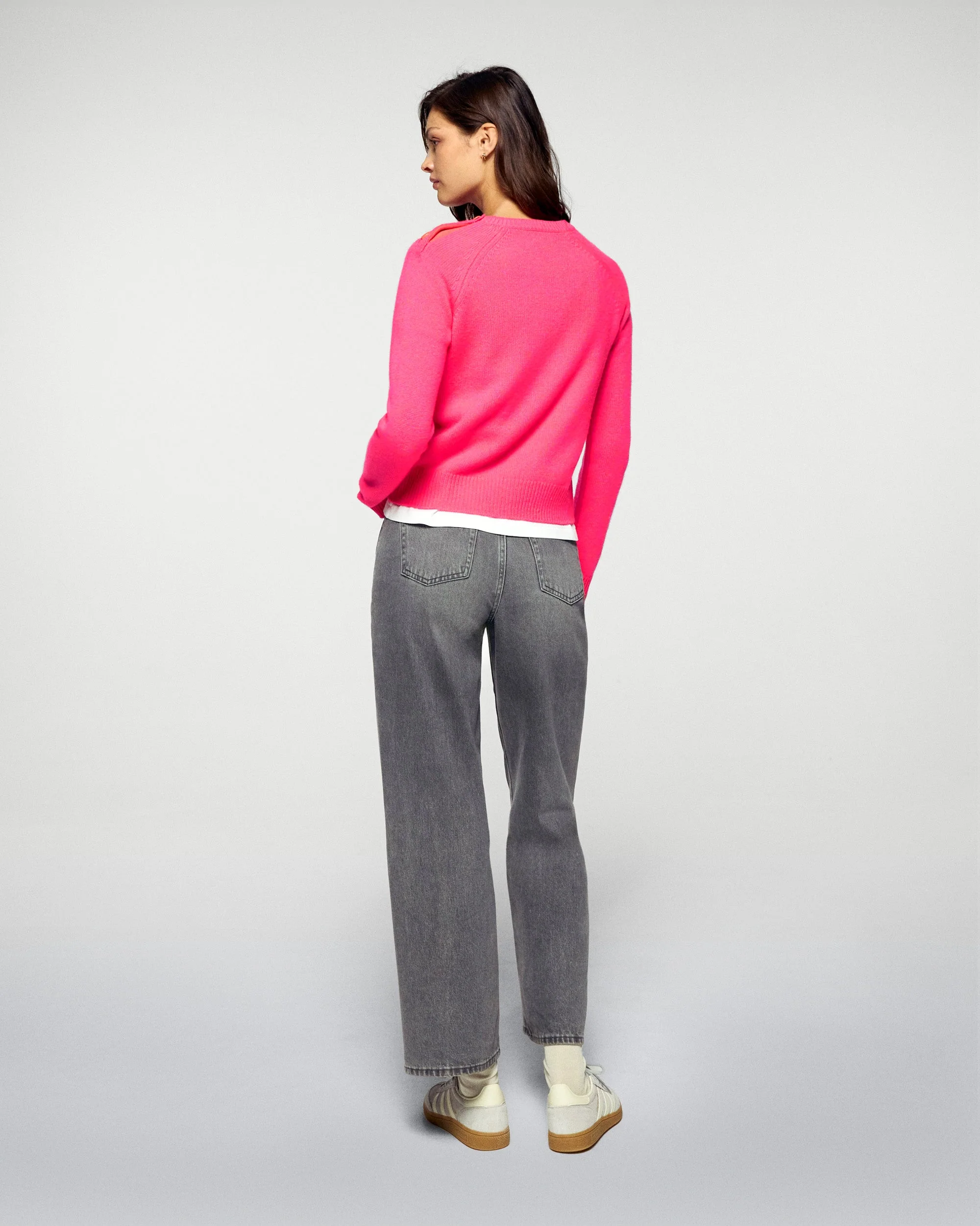 Crewneck Sweater (H25 / WOMEN / Orange Lollipop) - Image 4