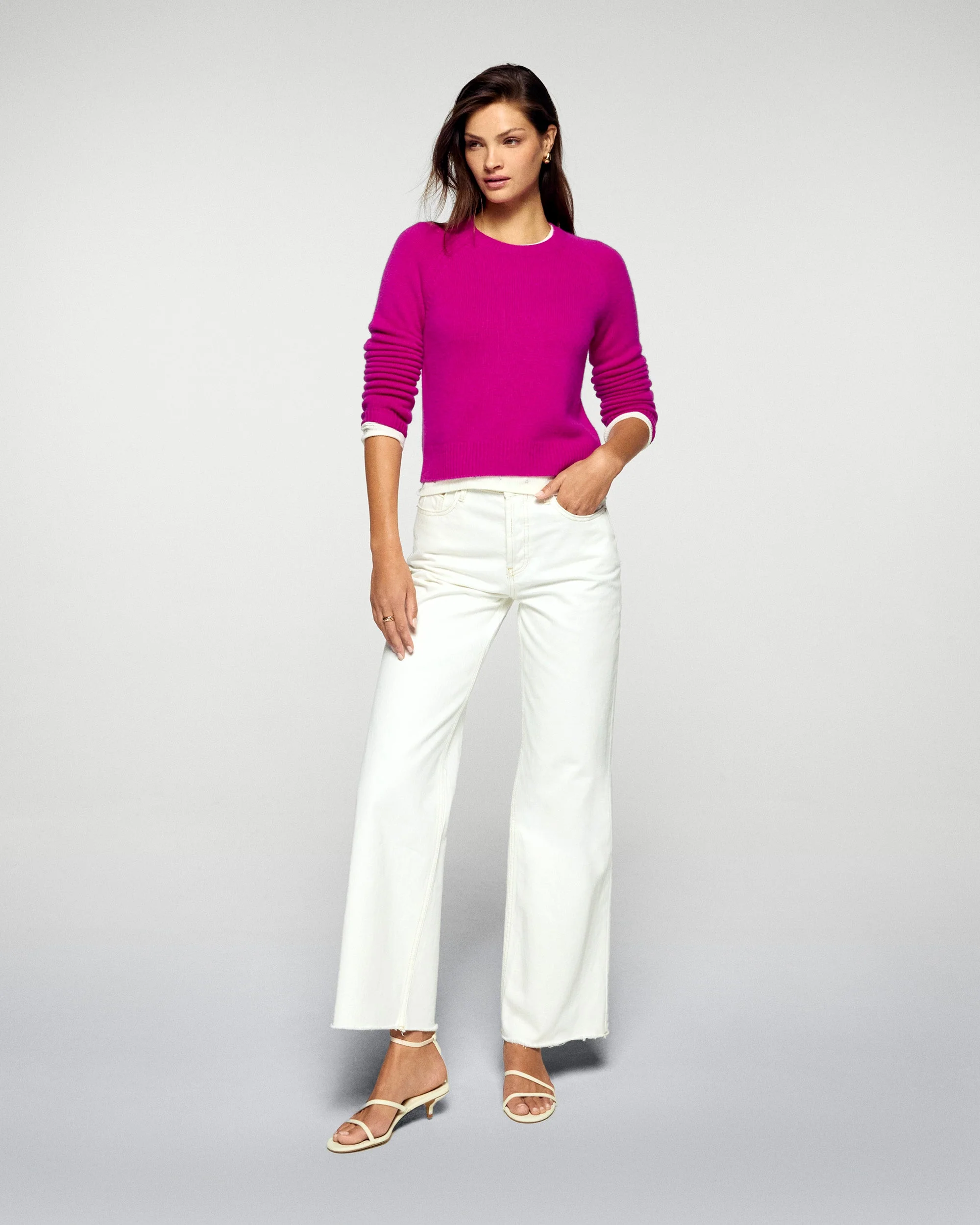 Crewneck Sweater (H25 / FEMME / Velvet Pink) - Image 2
