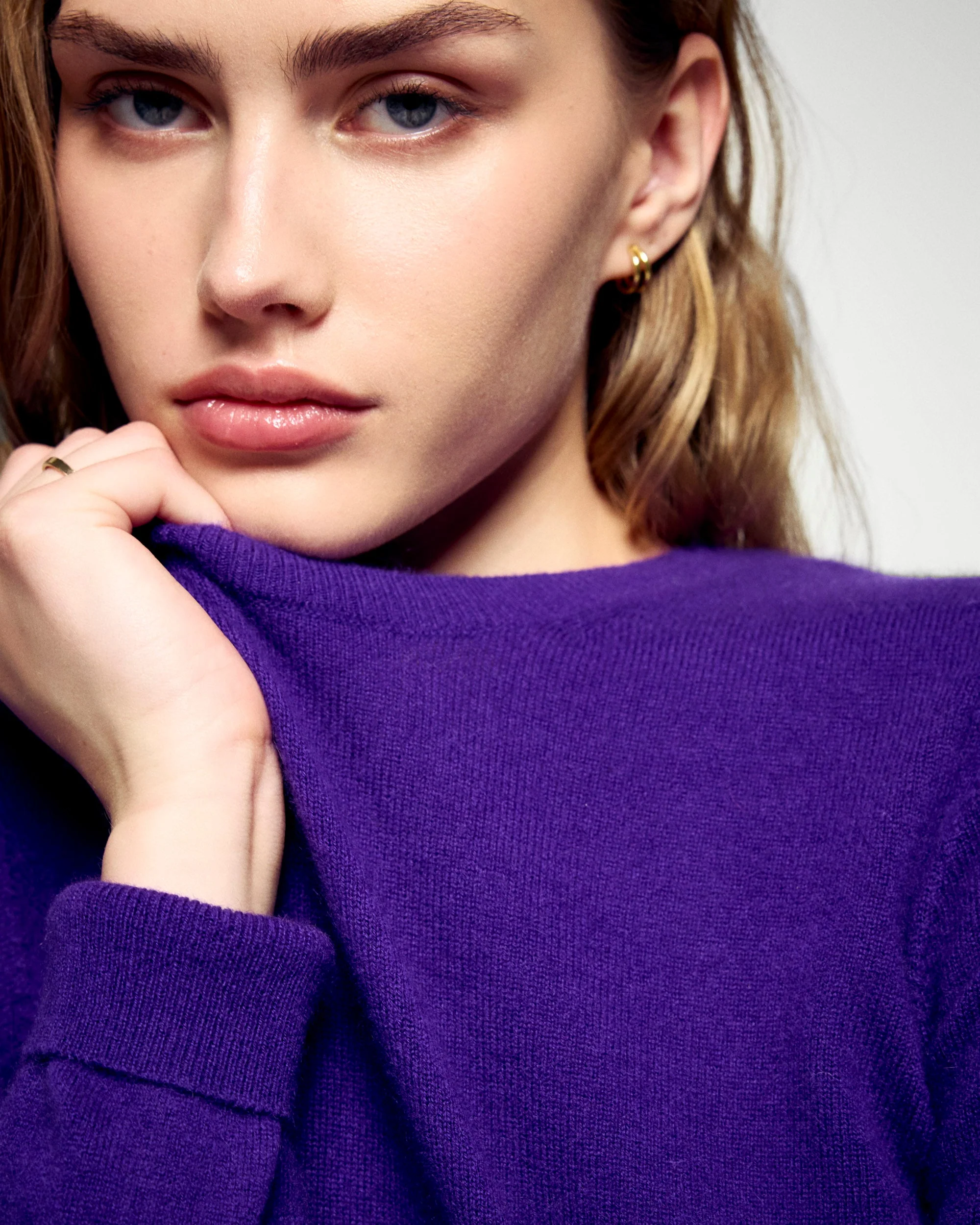 Crewneck Sweaters (H25 / FEMME / Velvet Purple) - Image 3