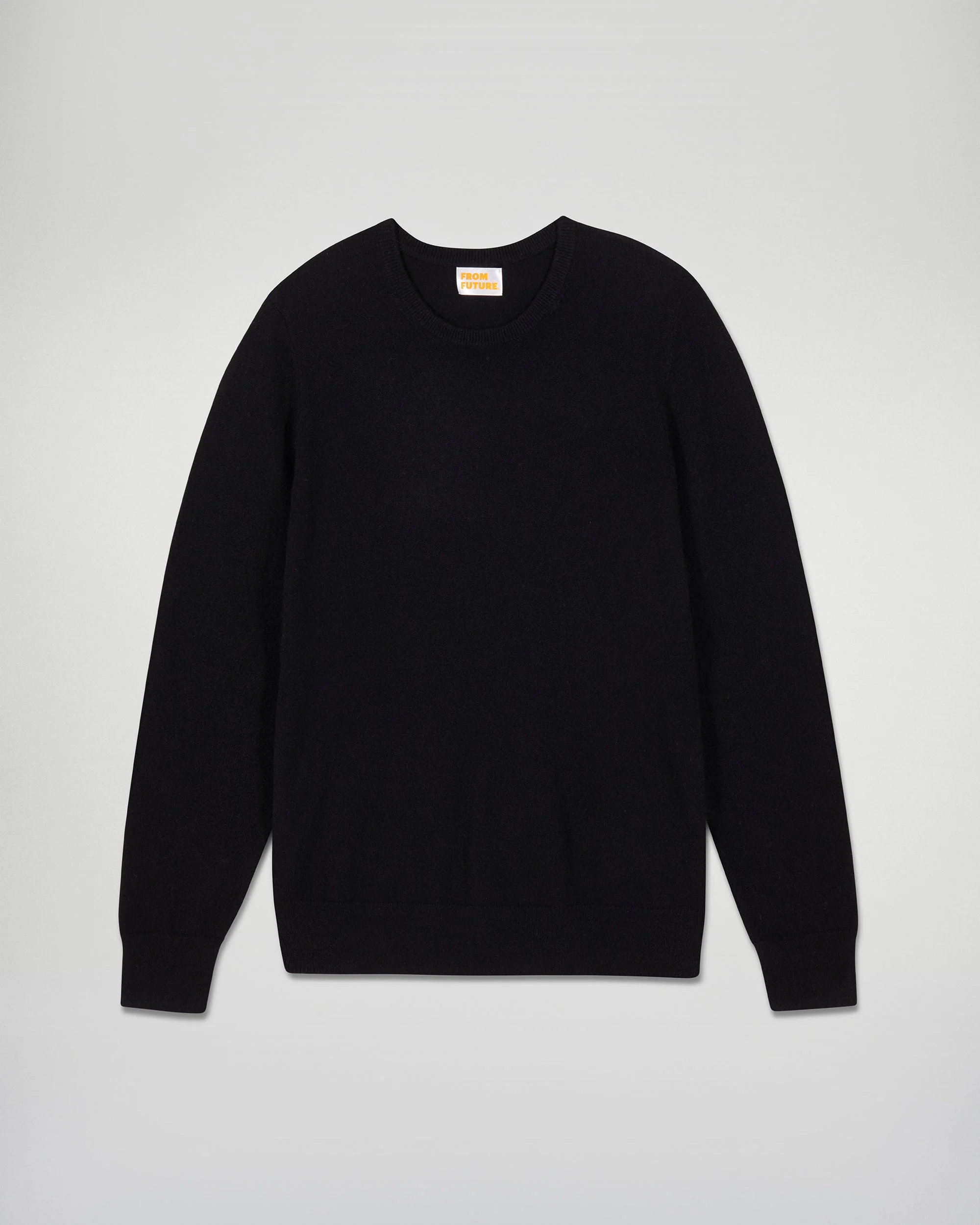 Basic Crewneck Sweater (H25 / HOMME / Black) - Image 2