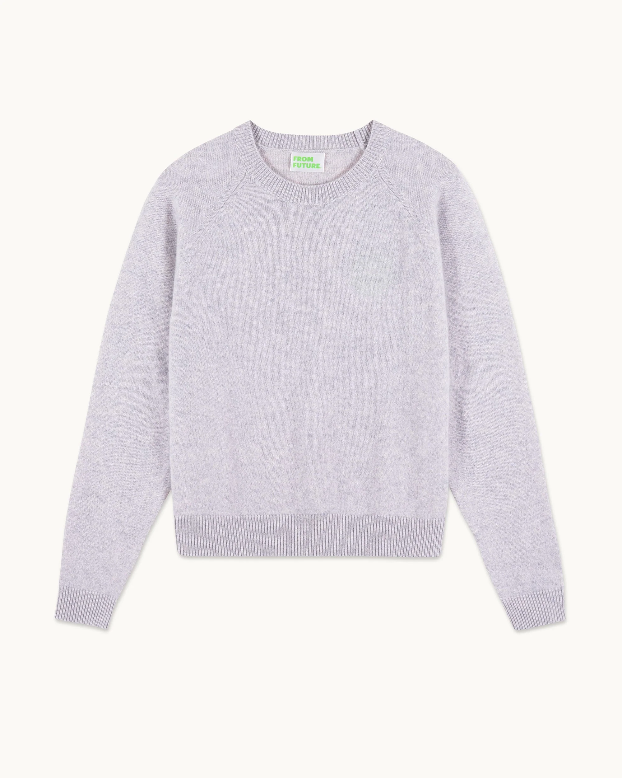 Light Raglan Sleeve Crewneck Sweater (S25 / WOMEN / Light Heather Gray)