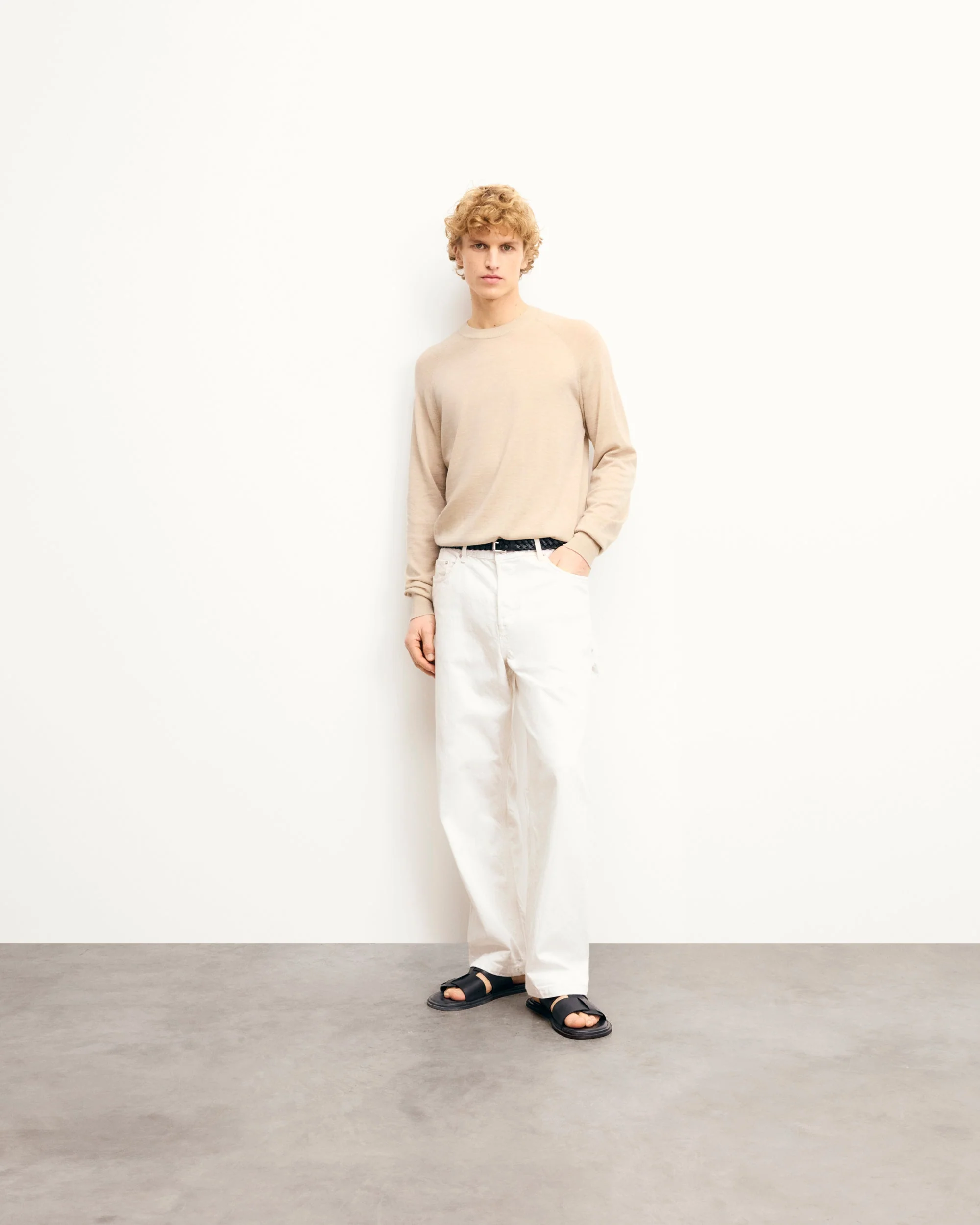 Crewneck Sweater (S25 / MEN / Light Heather Gray) - Image 6