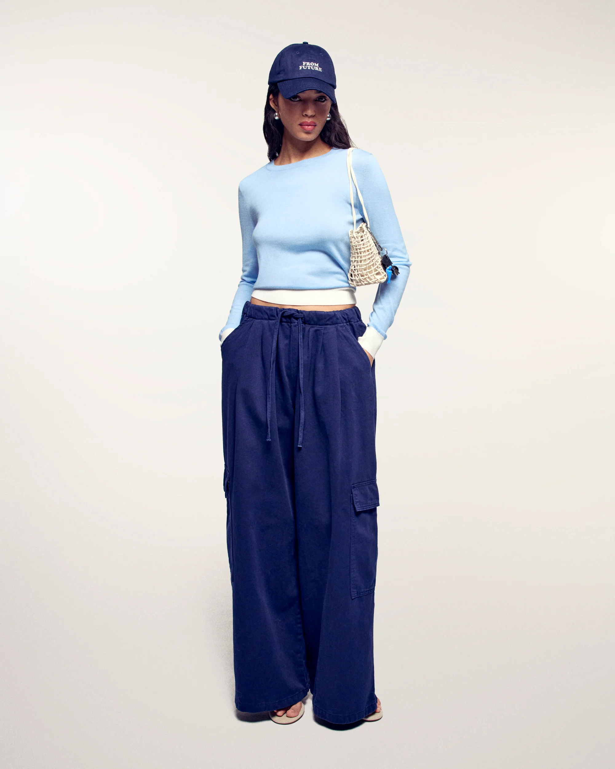 Crewneck Sweater (S26/ FEMME/ Baby Blue / RWS) - Image 3