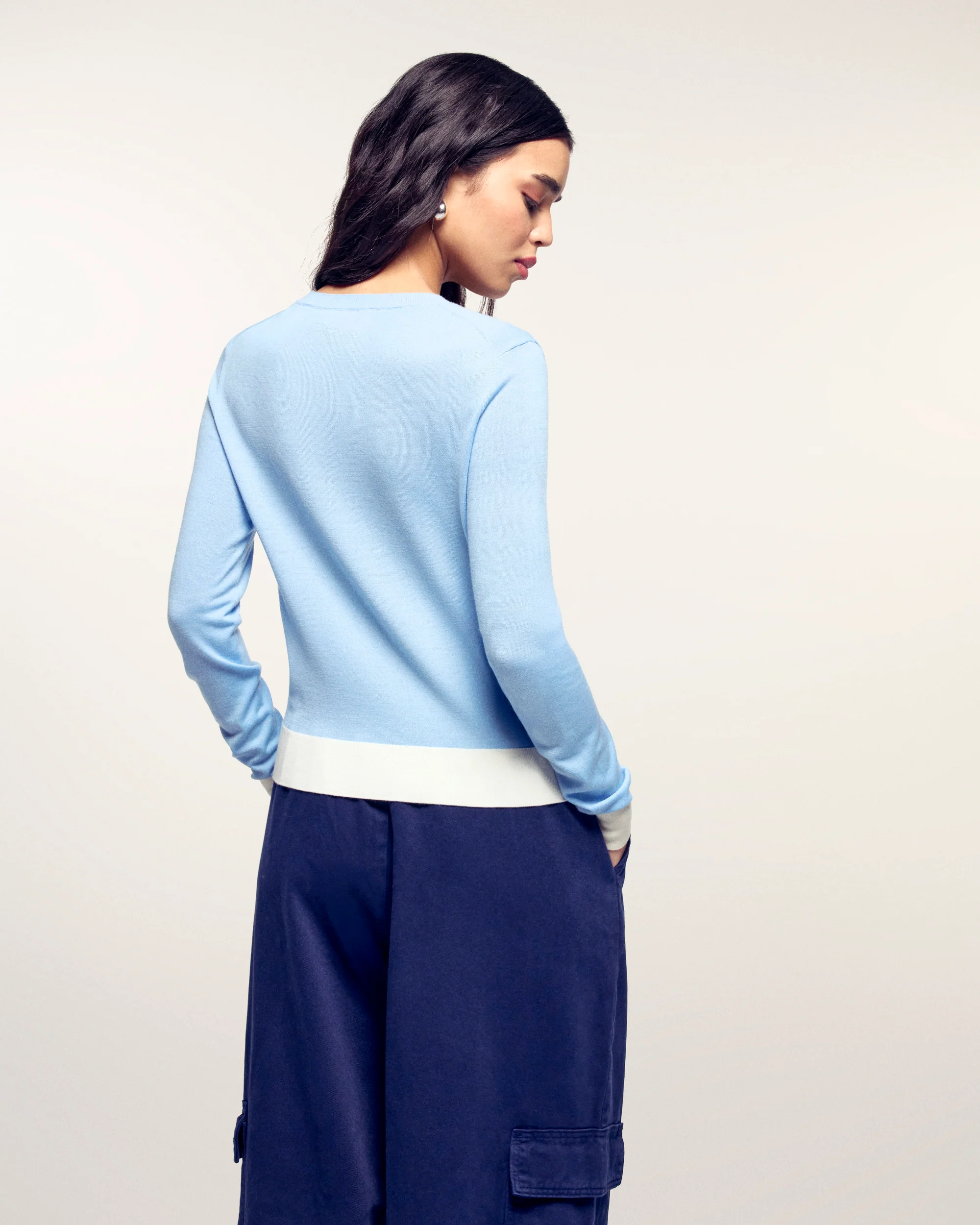 Crewneck Sweater (S26/ FEMME/ Baby Blue / RWS) - Image 4