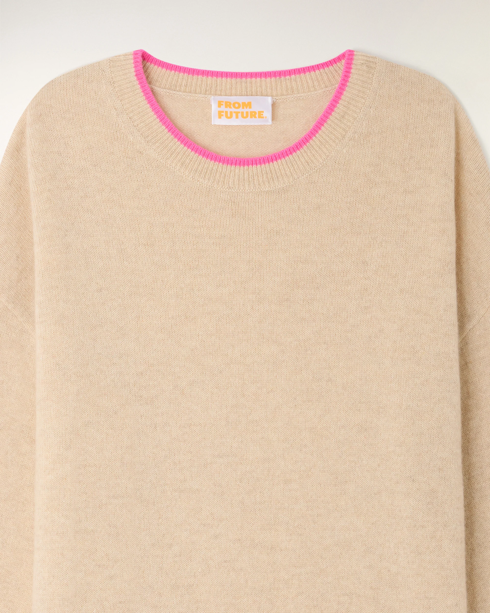 Heart Crewneck Sweater (S26 / FEMME / Beige Chiné) - Image 6