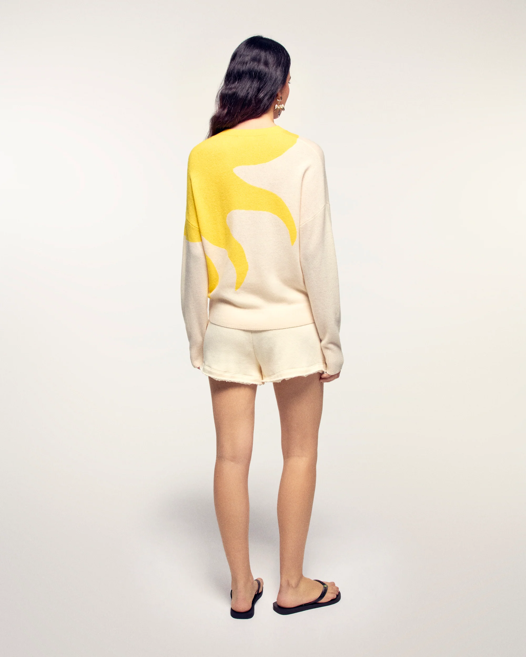 "Copacabana Club" Crewneck Sweater (S26/ FEMME/ Ecru) - Image 7