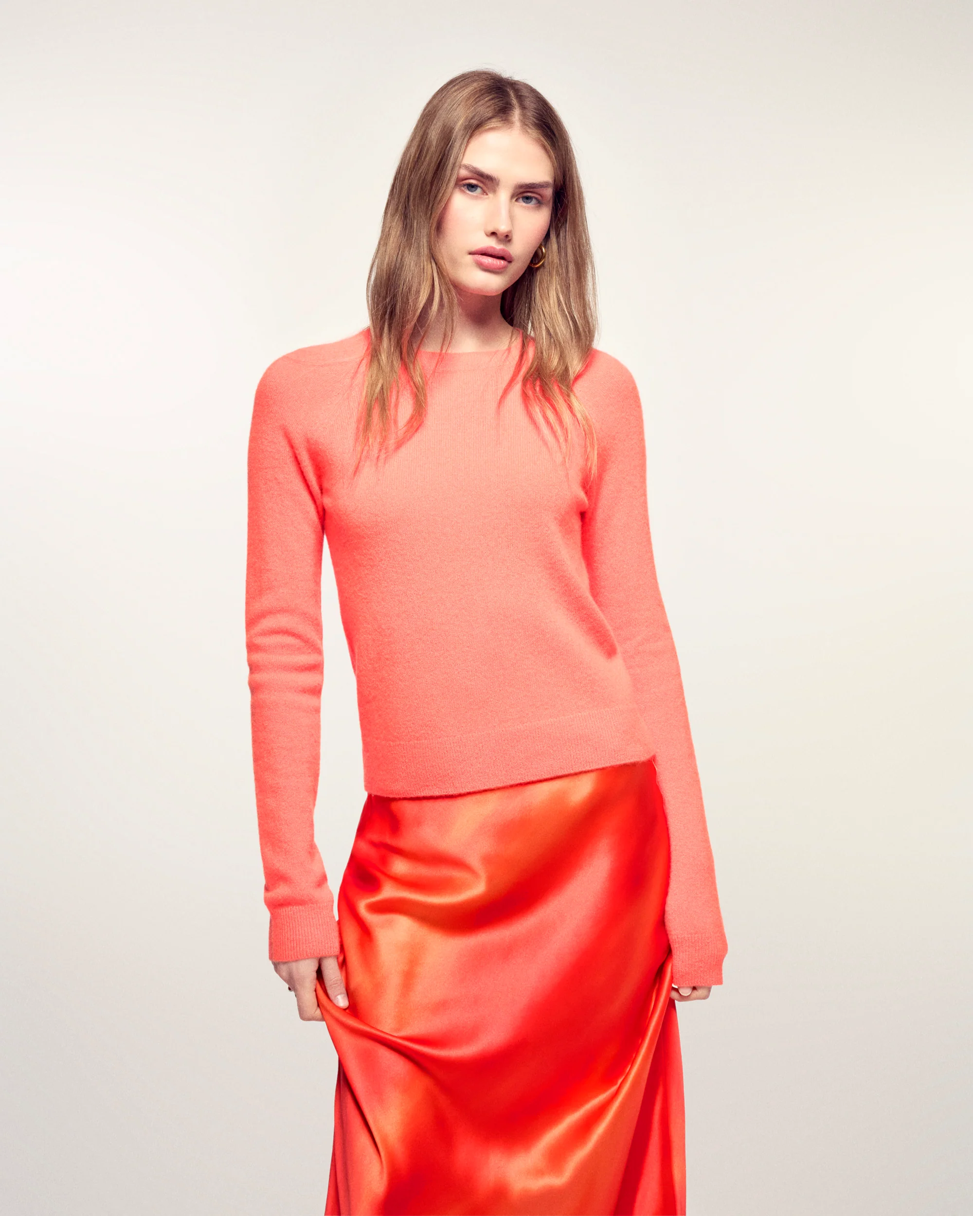 Crewneck Sweater (S26 / FEMME / Fire Orange)
