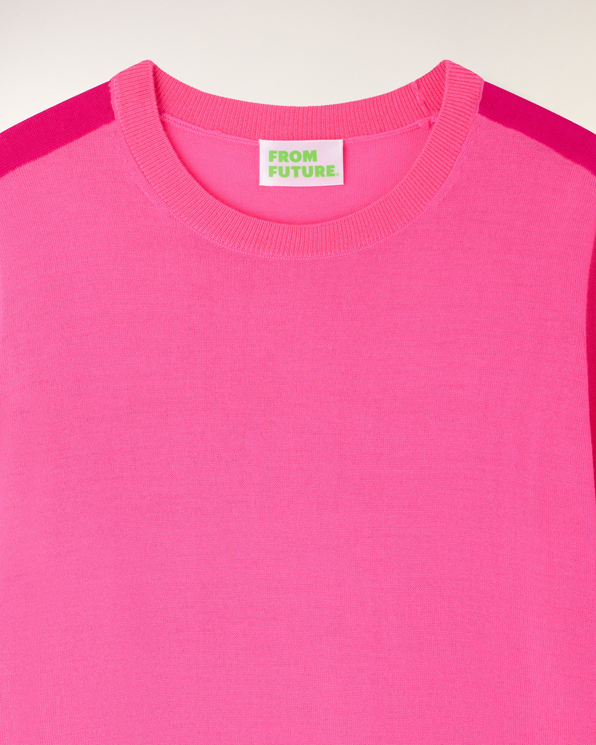 Striped Crewneck Sweater (S26 / FEMME / Love Pink / RWS) - Image 6