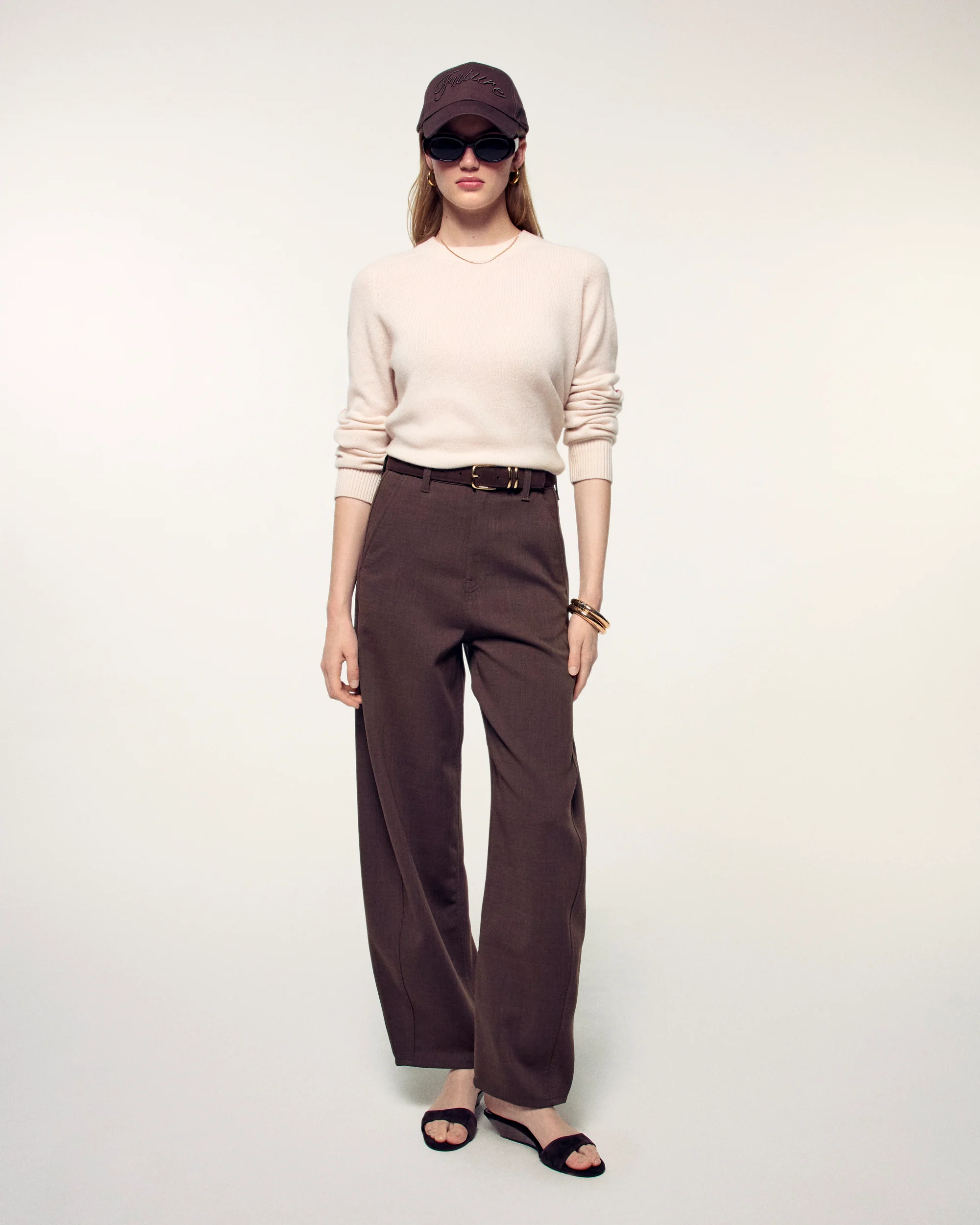 Heart Jacquard Crewneck Sweater (S26/ FEMME/ Sable) - Image 4