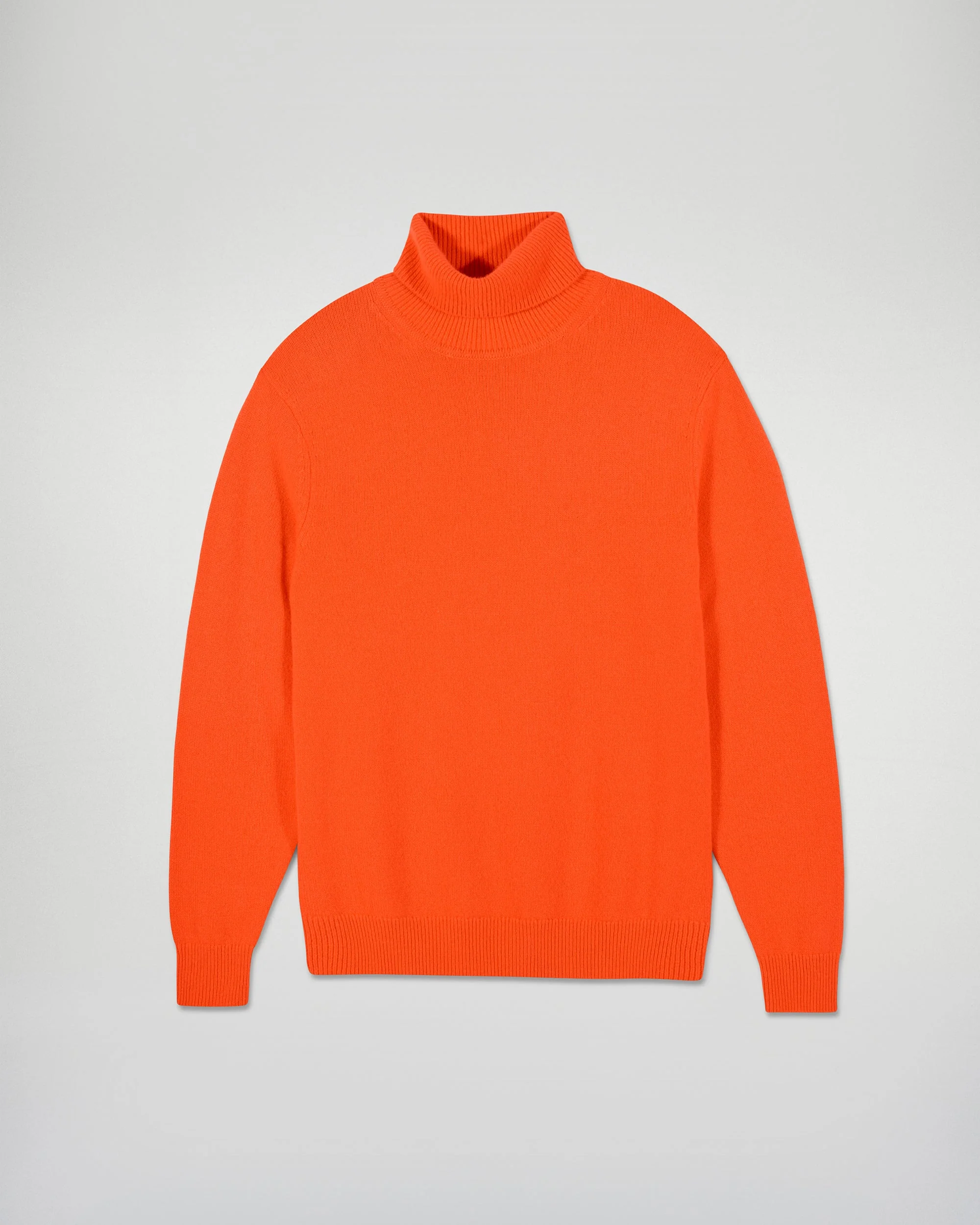 Thick Turtleneck Sweater  (H25 / HOMME / Cosmic Orange) - Image 5