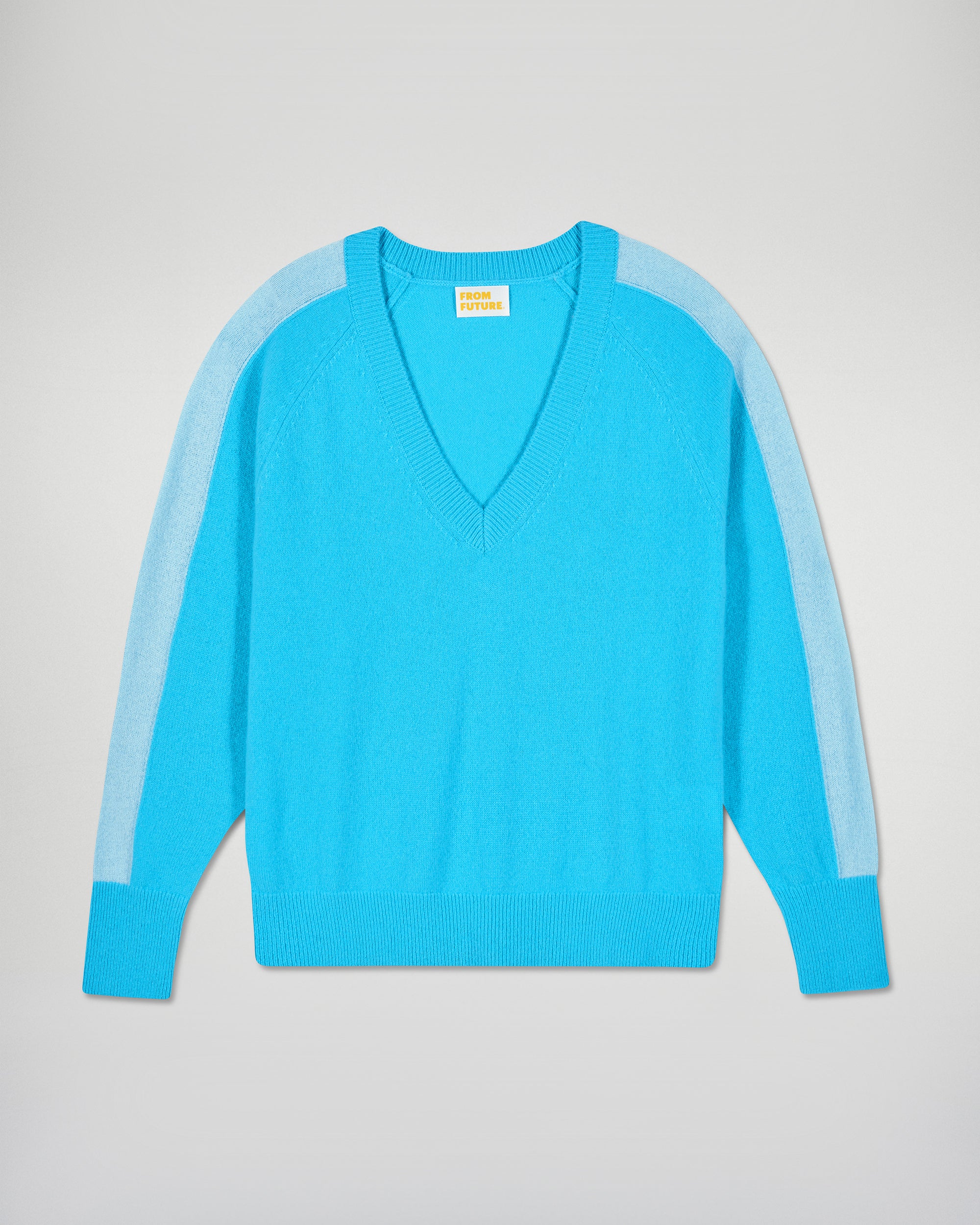 V-Neck Sweater (H25 / FEMME / Candy Blue) - Image 5