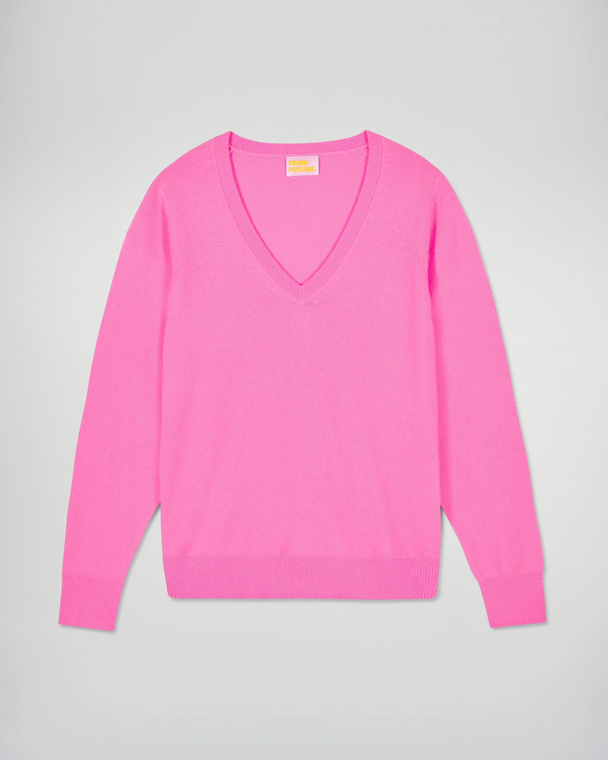 V-Neck Sweaters (H25 / FEMME / Fantasy Pink) - Image 5