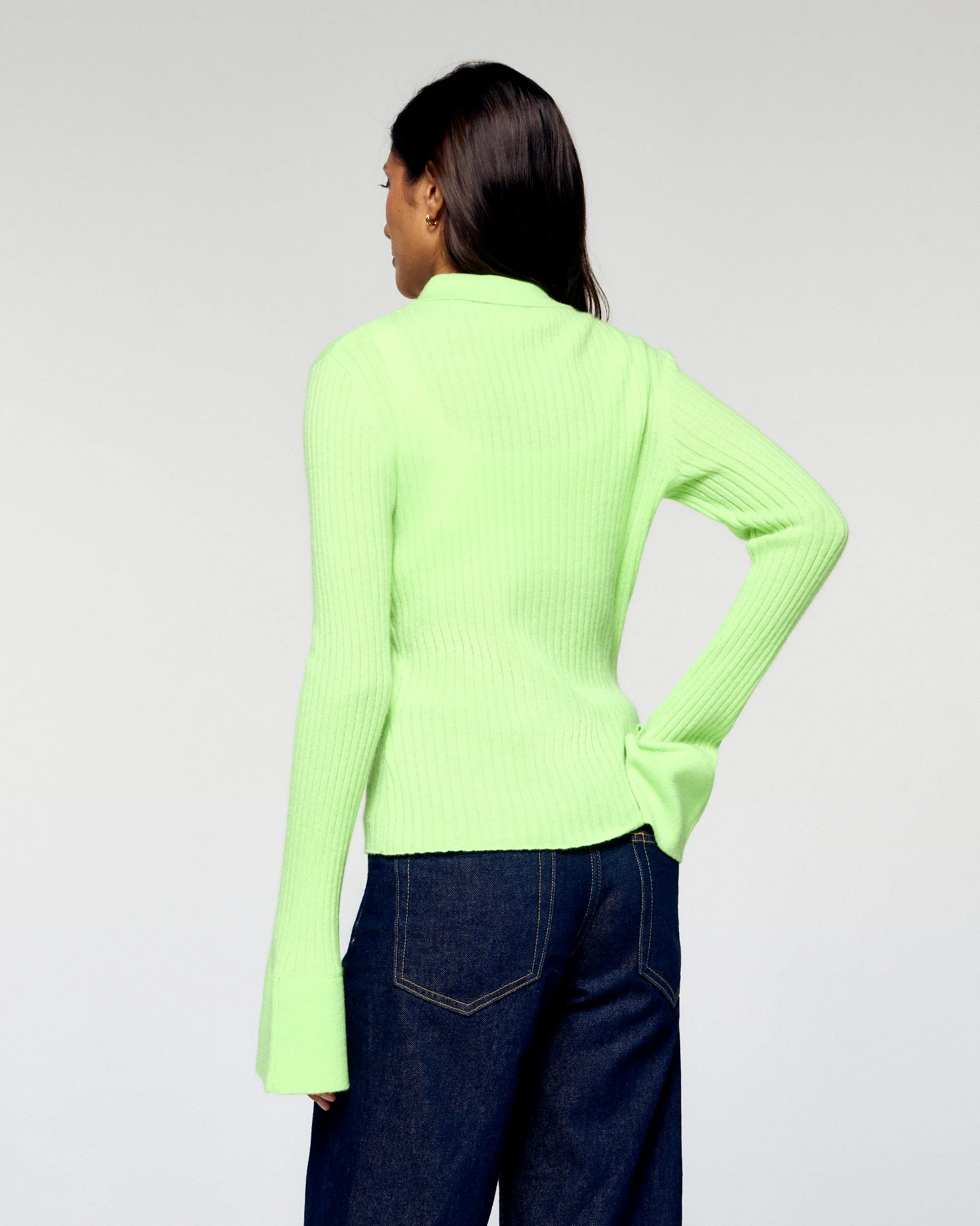Knit Vest (H25 / WOMEN / Candy Green) - Image 4