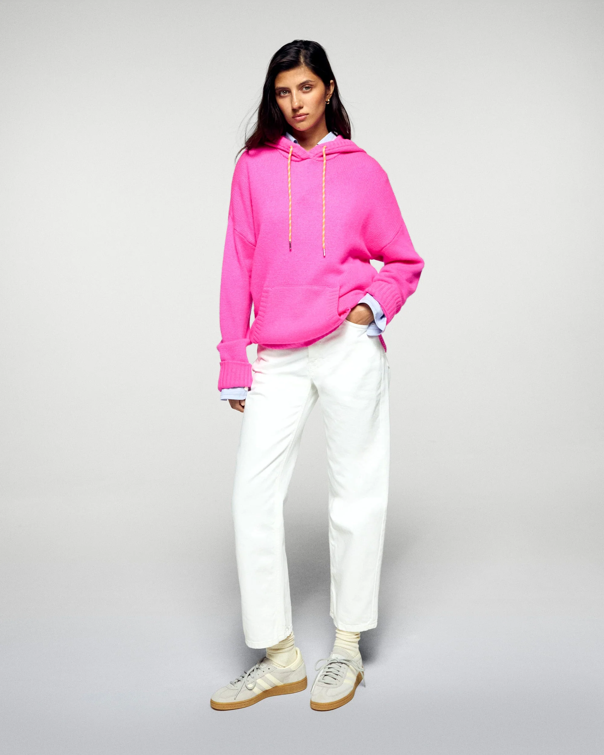 Hoodie Sweater (H25 / WOMEN / Cosmic Pink) - Image 3