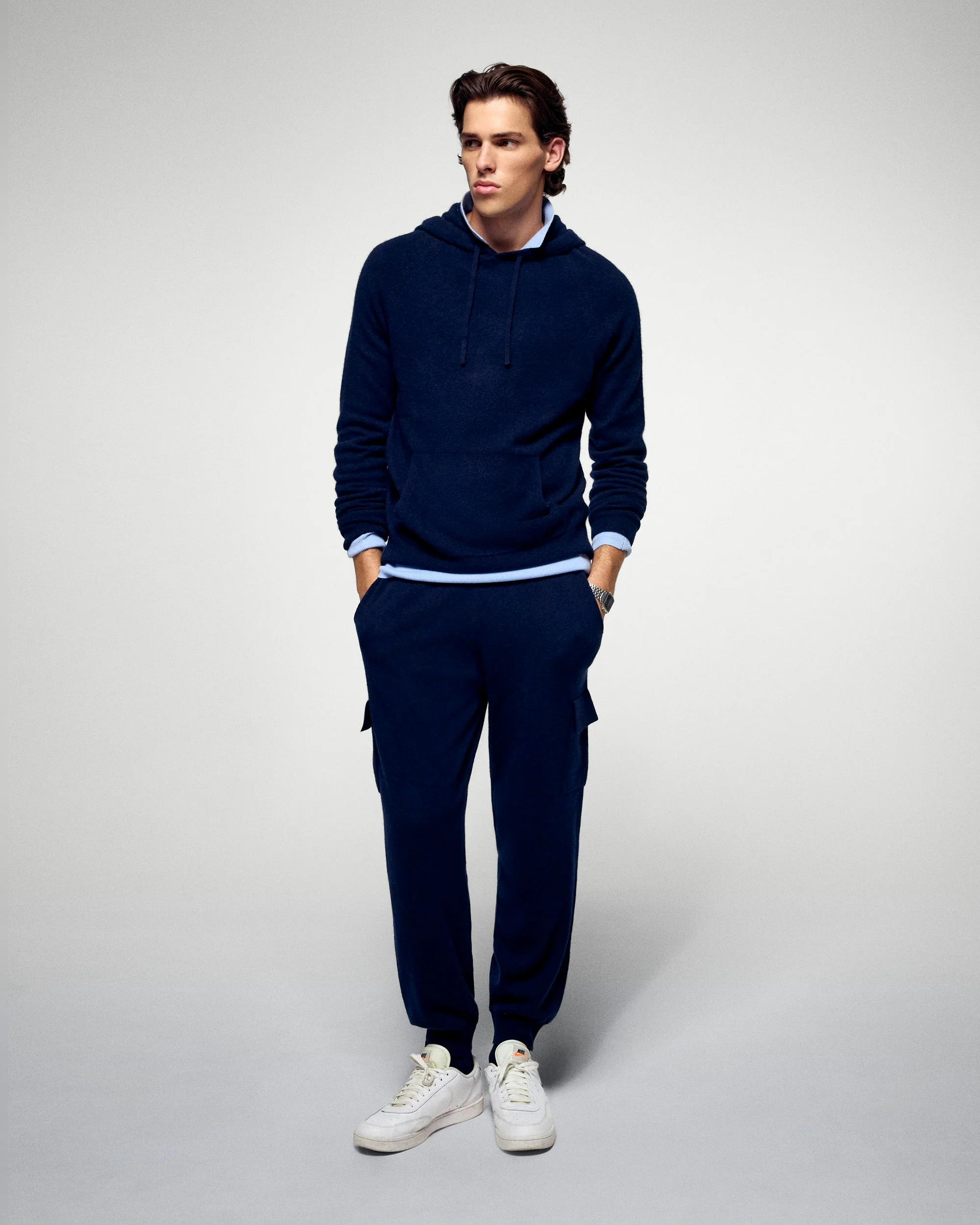 Hoodie (H25 / HOMME / Navy) - Image 2