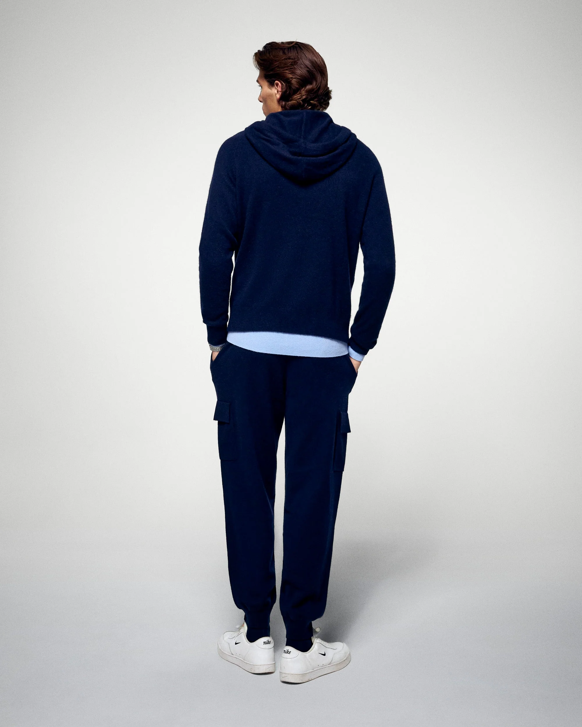 Hoodie (H25 / HOMME / Navy) - Image 4