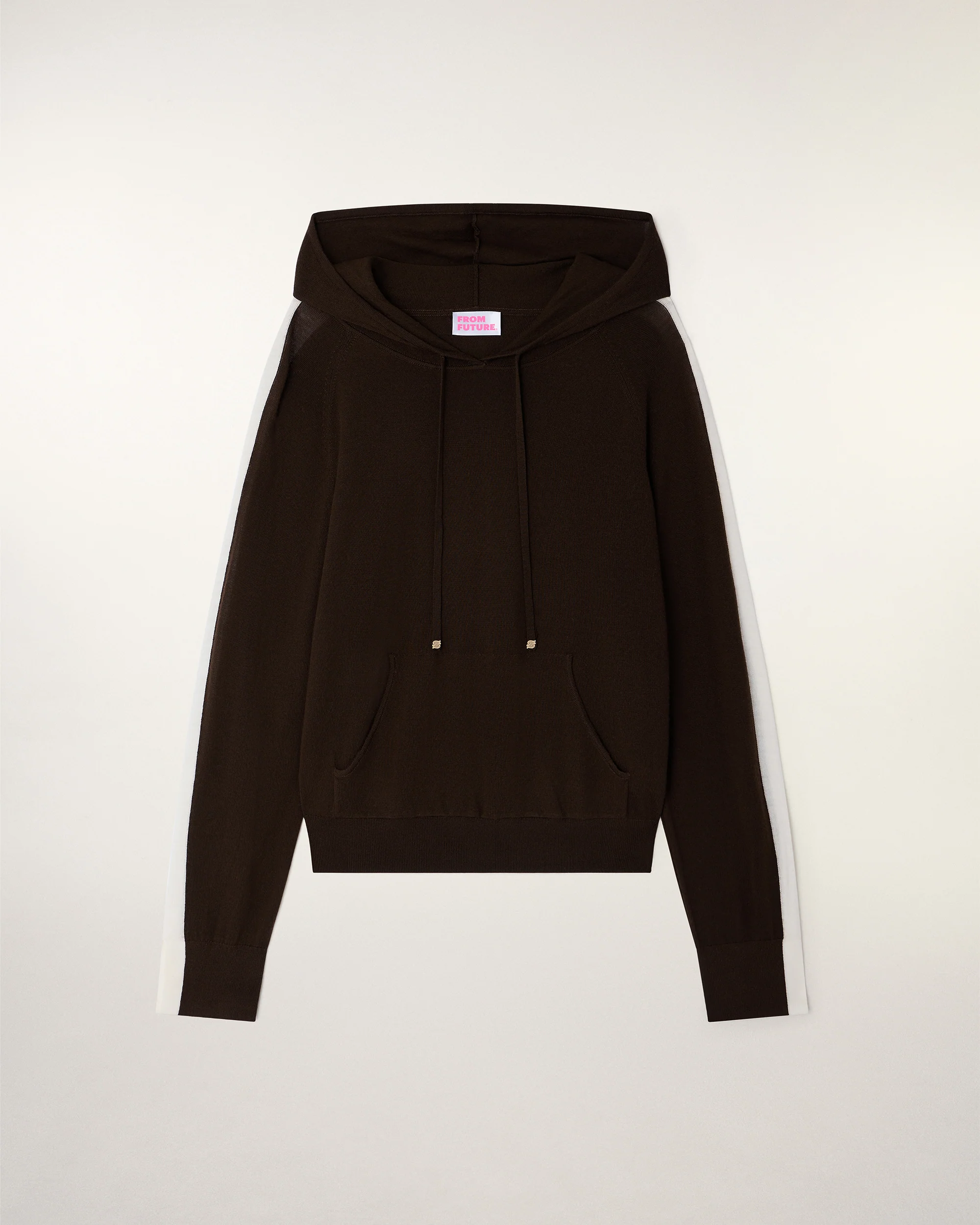 Striped Hoodie (S26 / FEMME / Chocolate / RWS) - Image 6