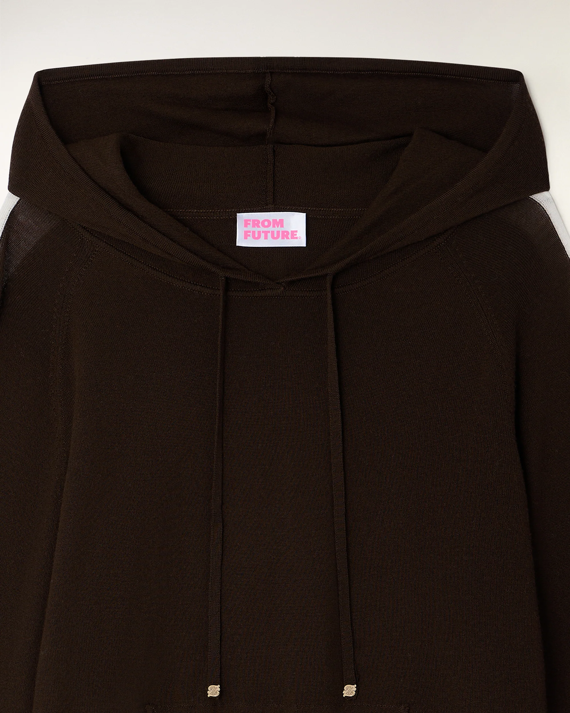 Striped Hoodie (S26 / FEMME / Chocolate / RWS) - Image 7