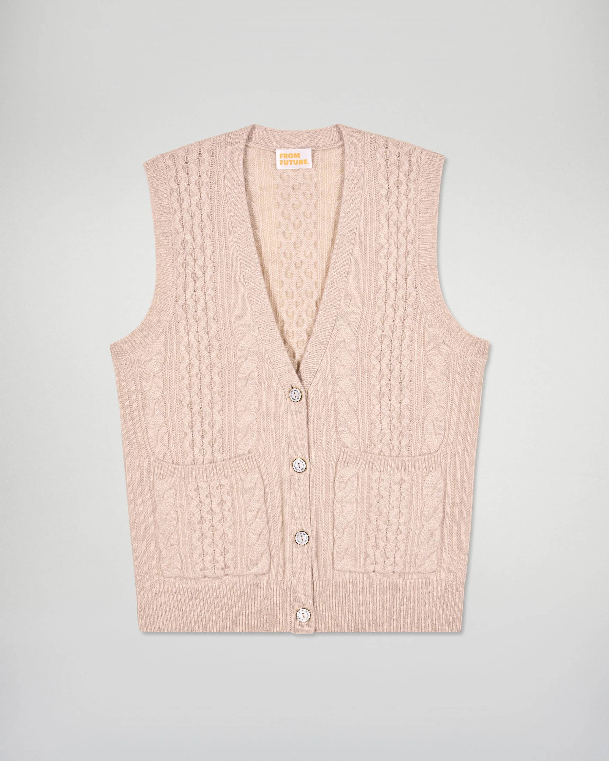 Sleeveless Sweater (H25 / FEMME / Heather Gray) - Image 5