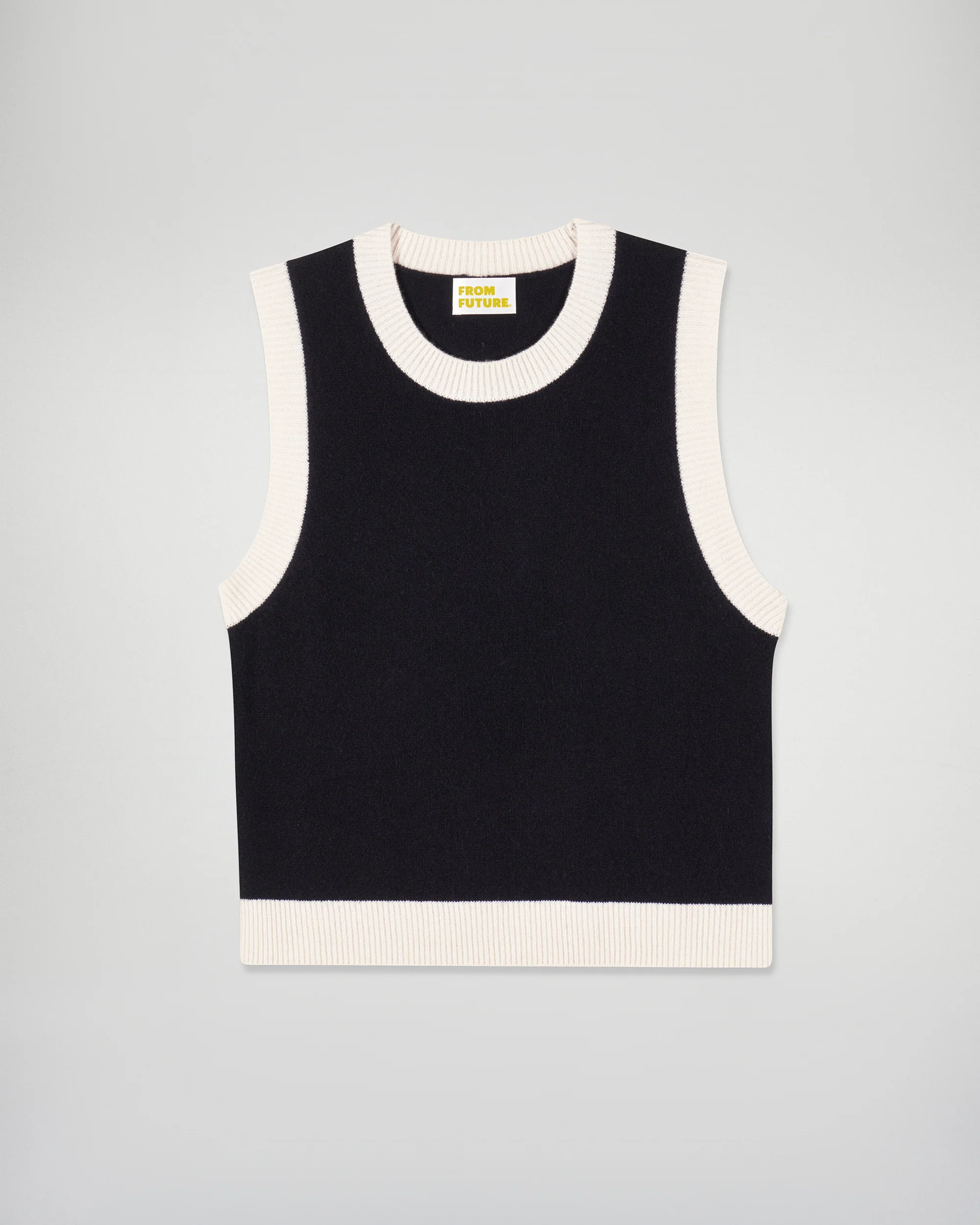 Sleeveless Sweater (H25 / WOMEN / Black) - Image 5
