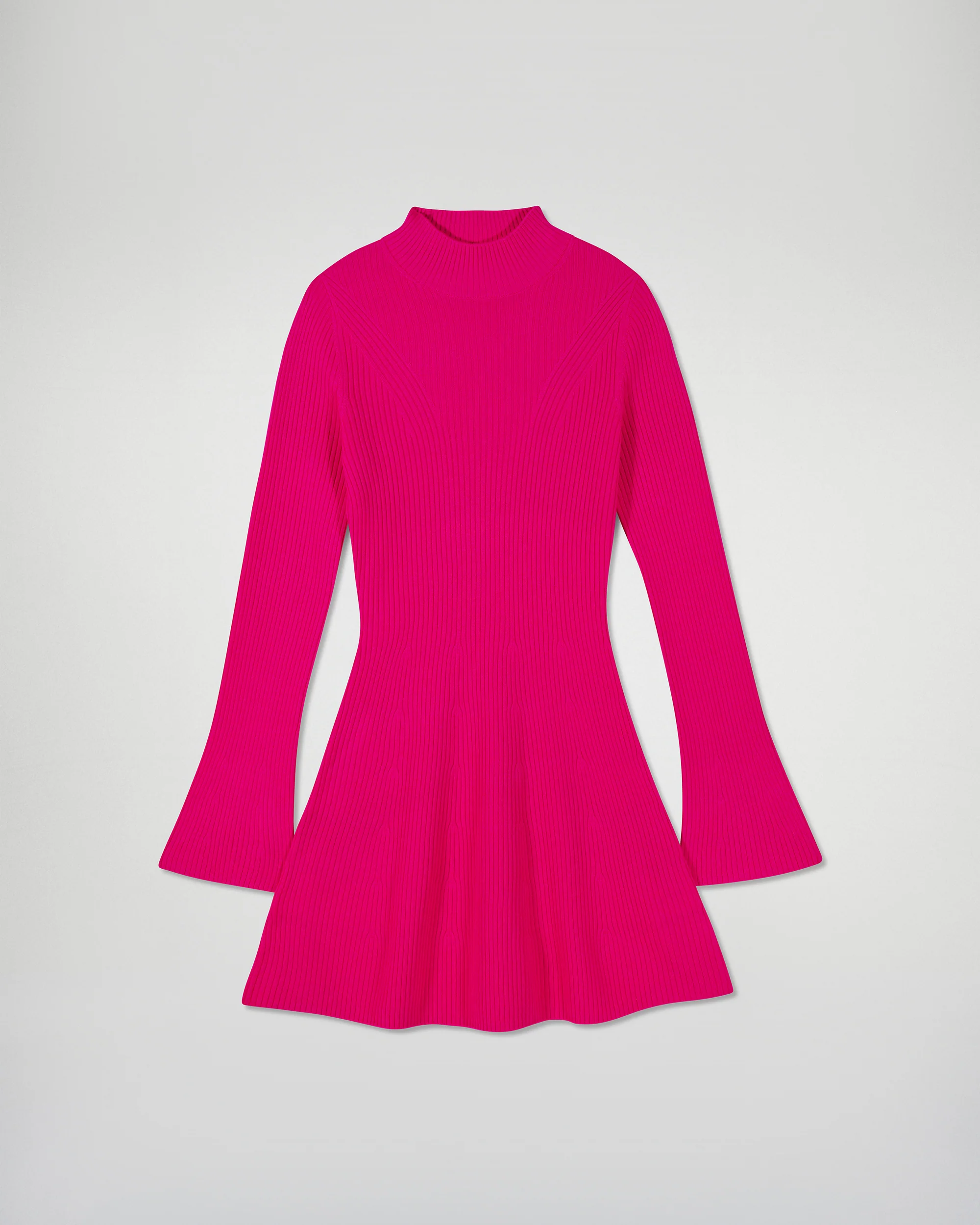 Long Sleeve Short Dress (H25 / WOMEN / Raspberry Pink / RWS) - Image 5