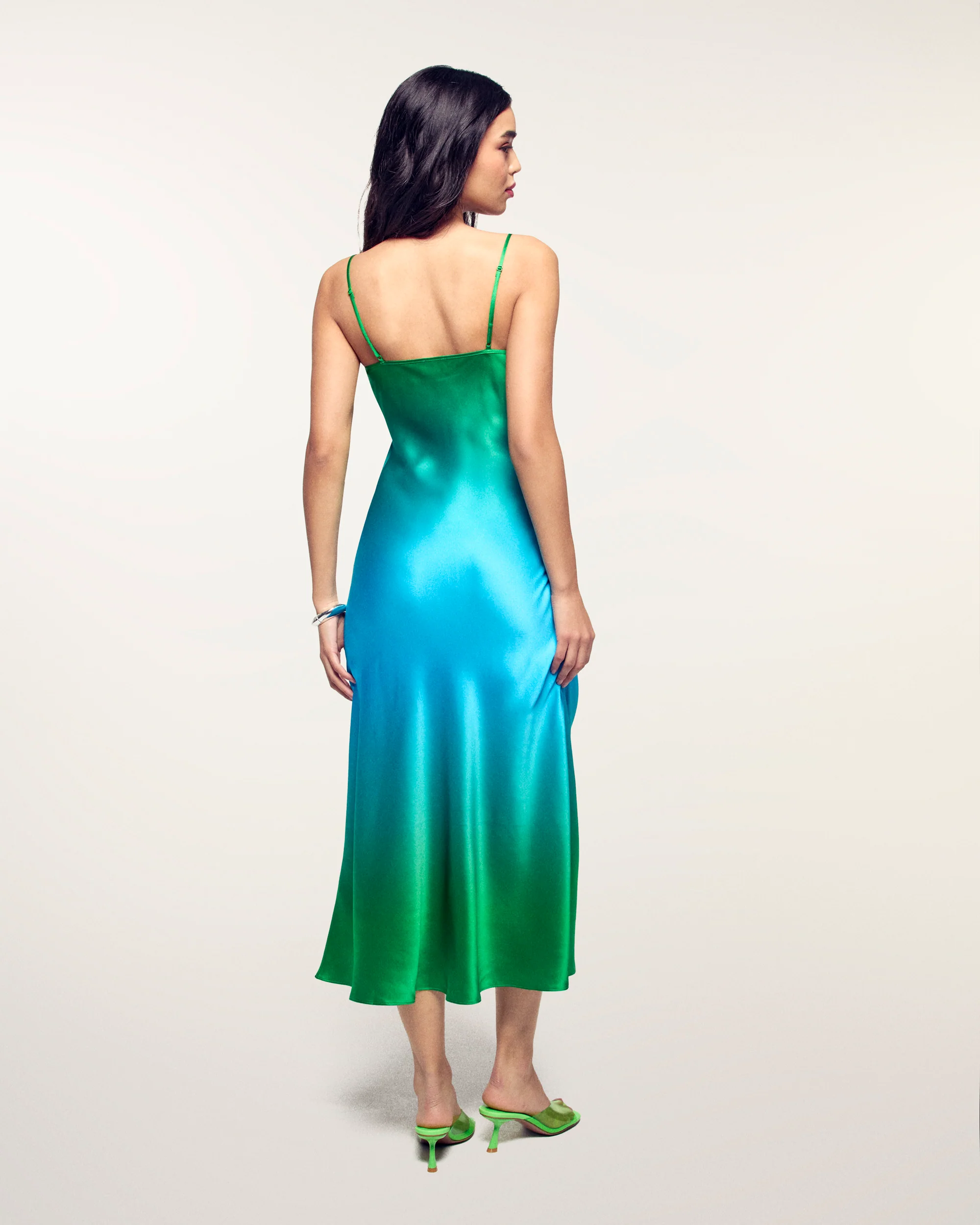 Strappy Maxi Dress (S26/ FEMME/ Jungle Wave) - Image 4