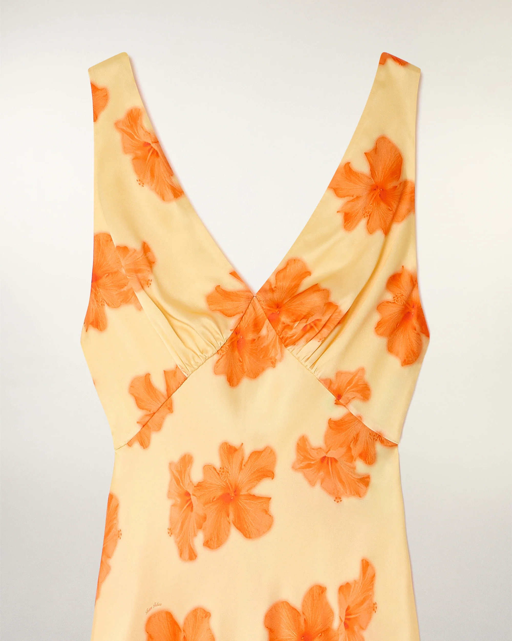 Backless Long Dress (S26 / FEMME / Sunny hibiscus) - Image 9