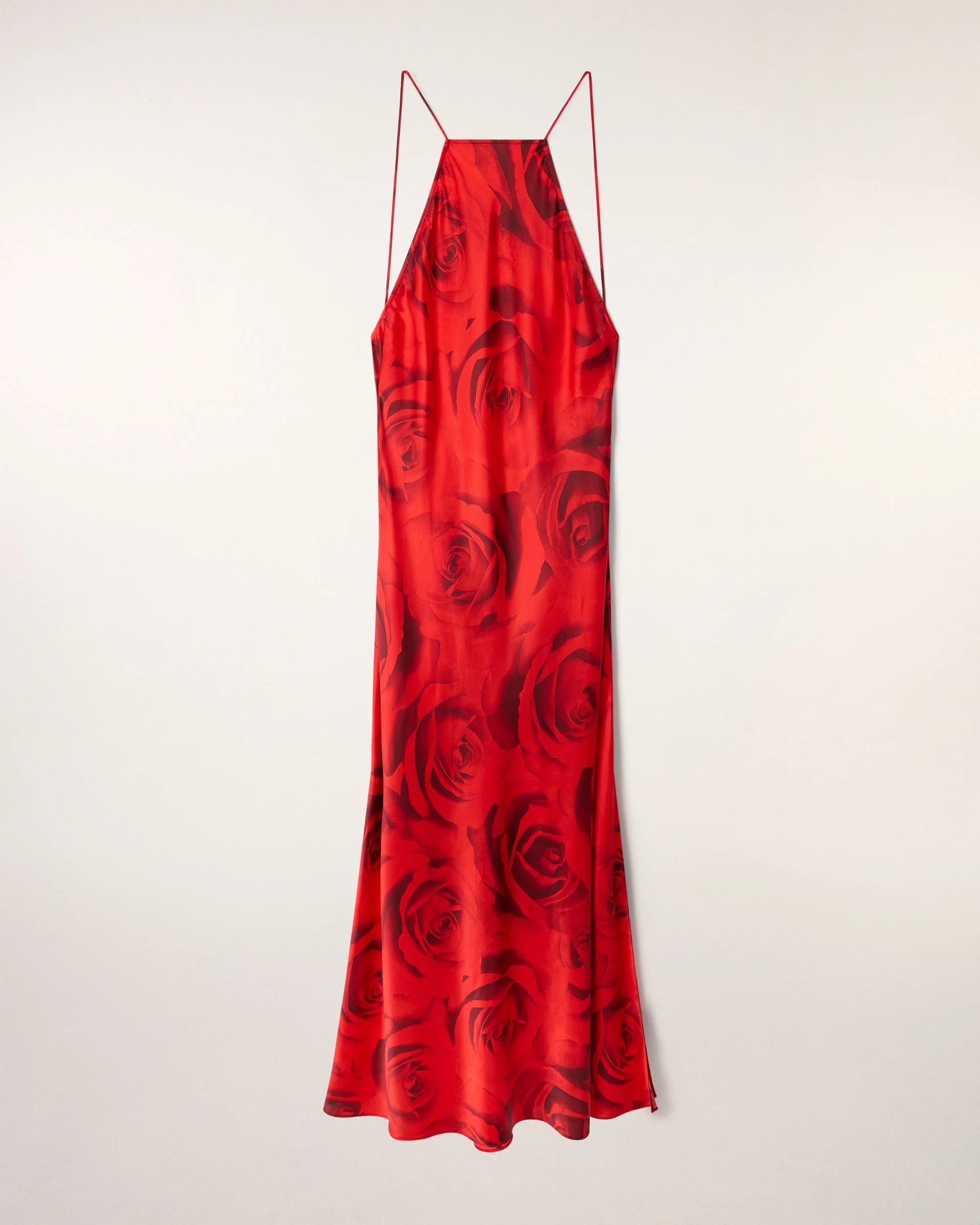 Backless Long Strappy Dress (S26/ FEMME/ Wild Rose Heat) - Image 7