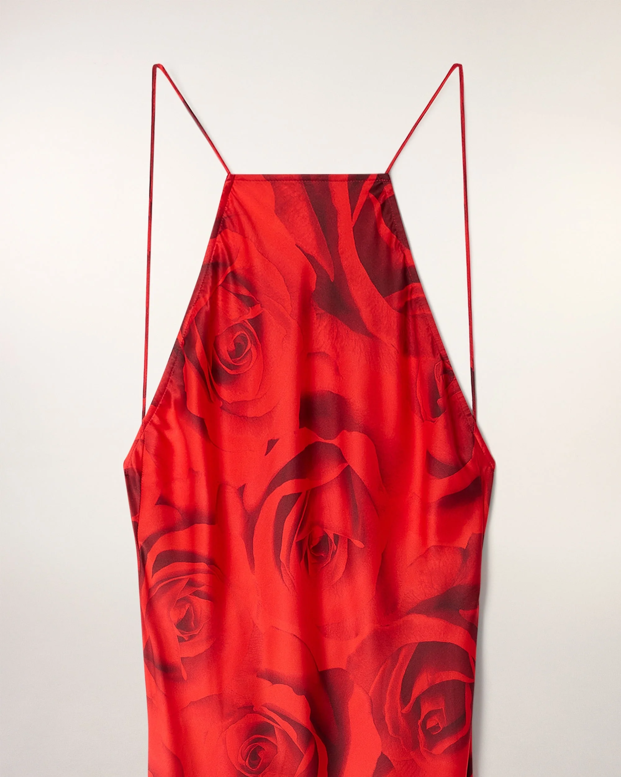 Backless Long Strappy Dress (S26/ FEMME/ Wild Rose Heat) - Image 8