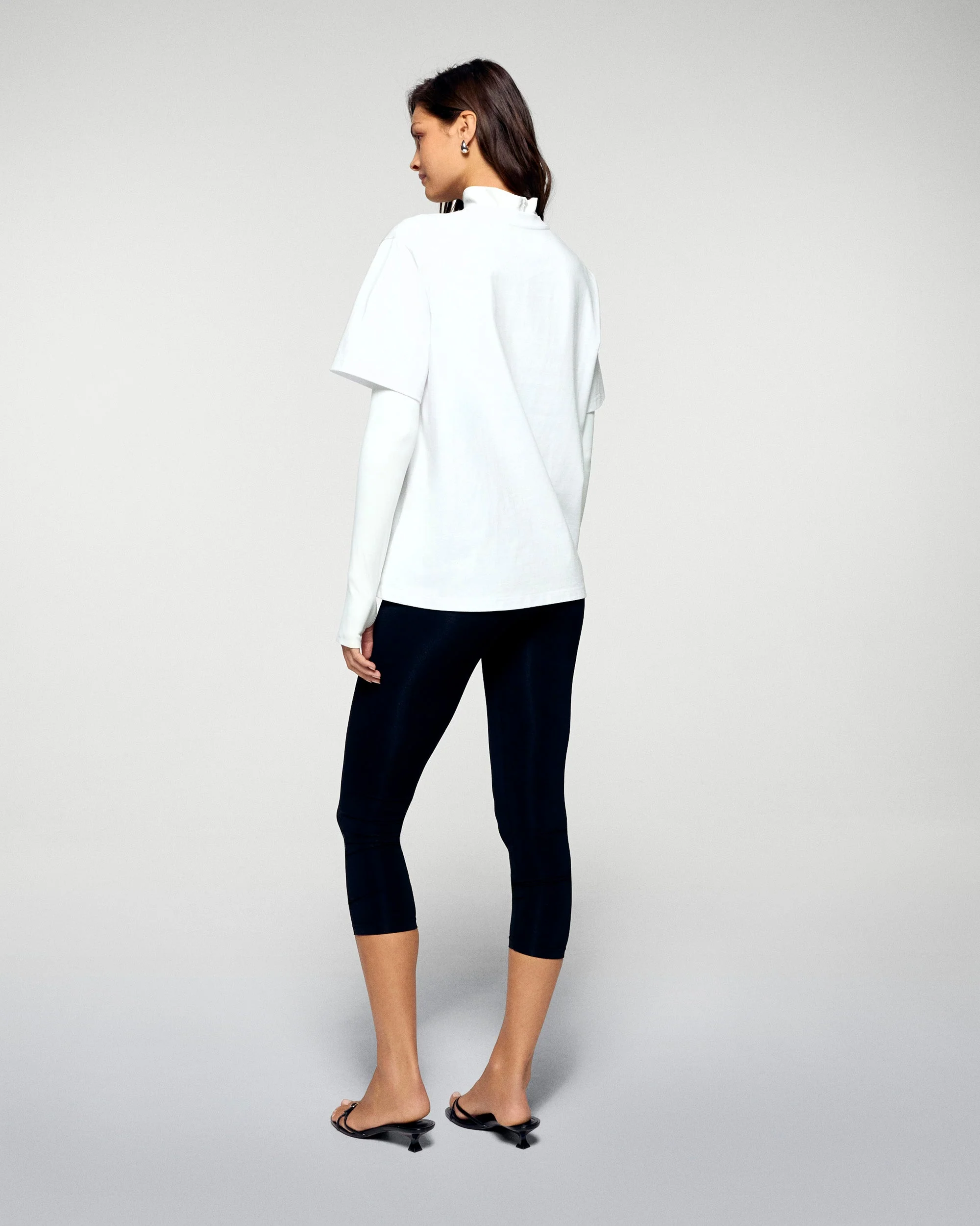 Short Sleeve Crewneck T-shirt Alpine (H25 / WOMEN / White) - Image 5