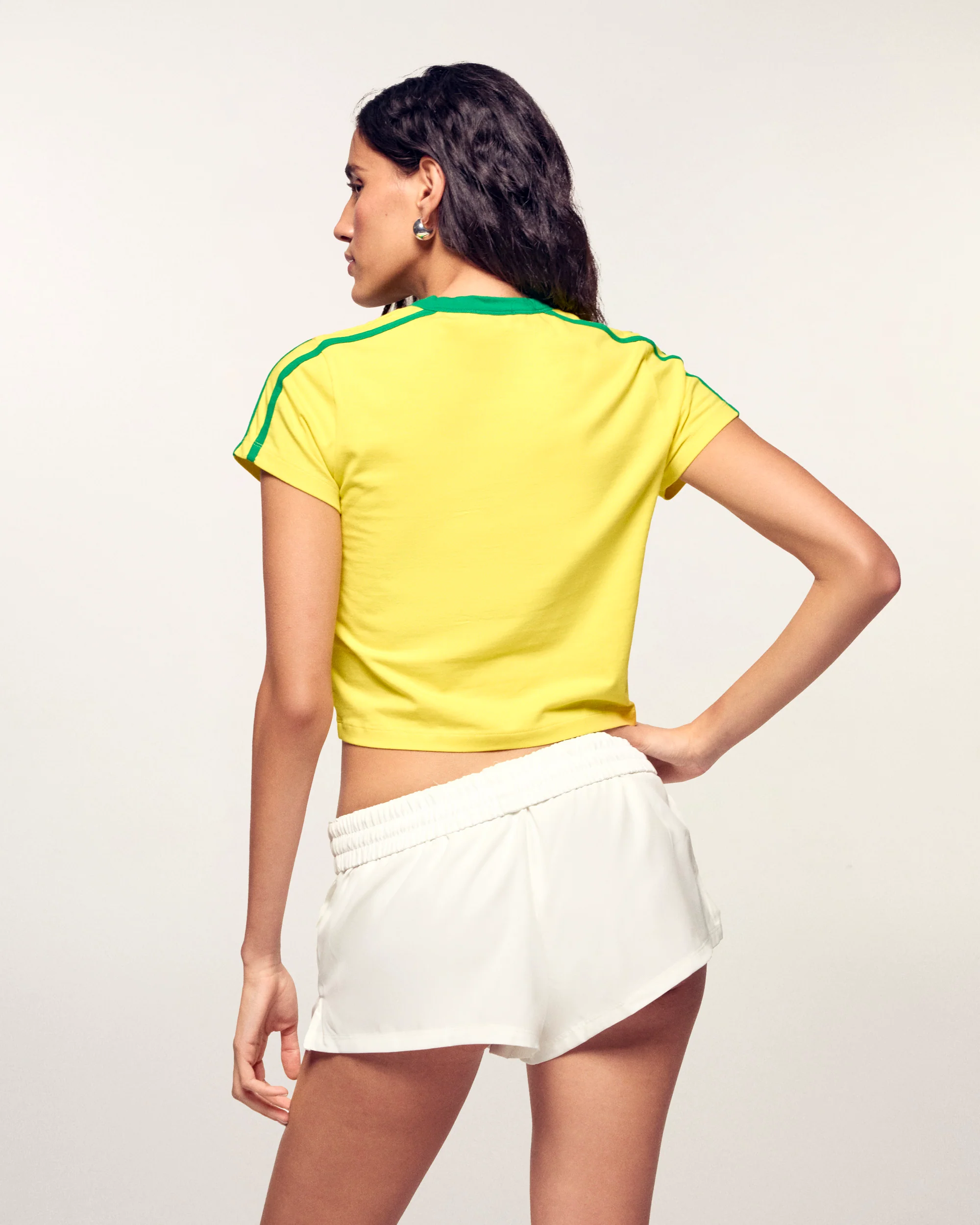 Copacabana Club T-shirt (S26 / FEMME / Brazil yellow) - Image 4