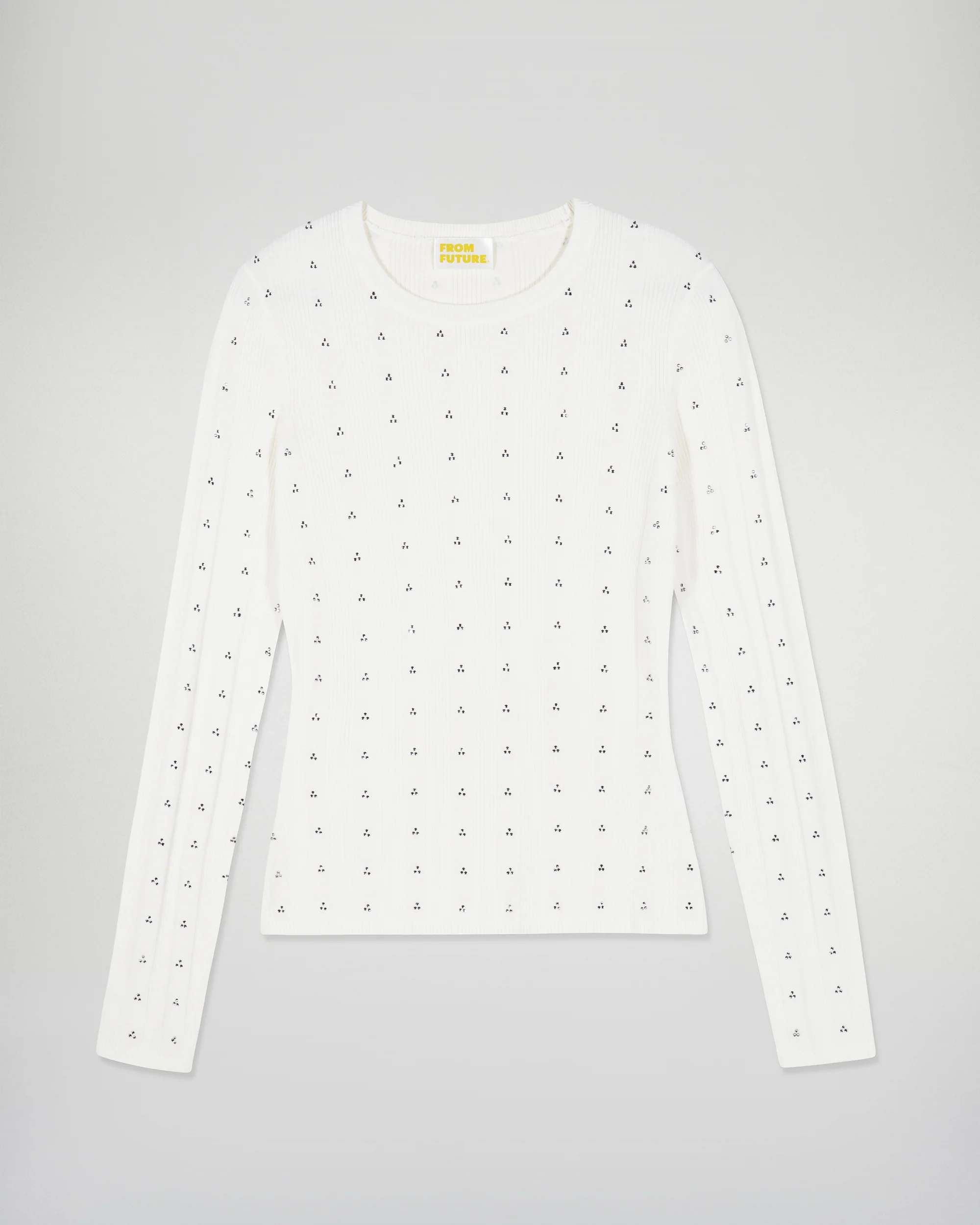 Long Sleeve Top (H25 / WOMEN / White / RWS) - Image 5